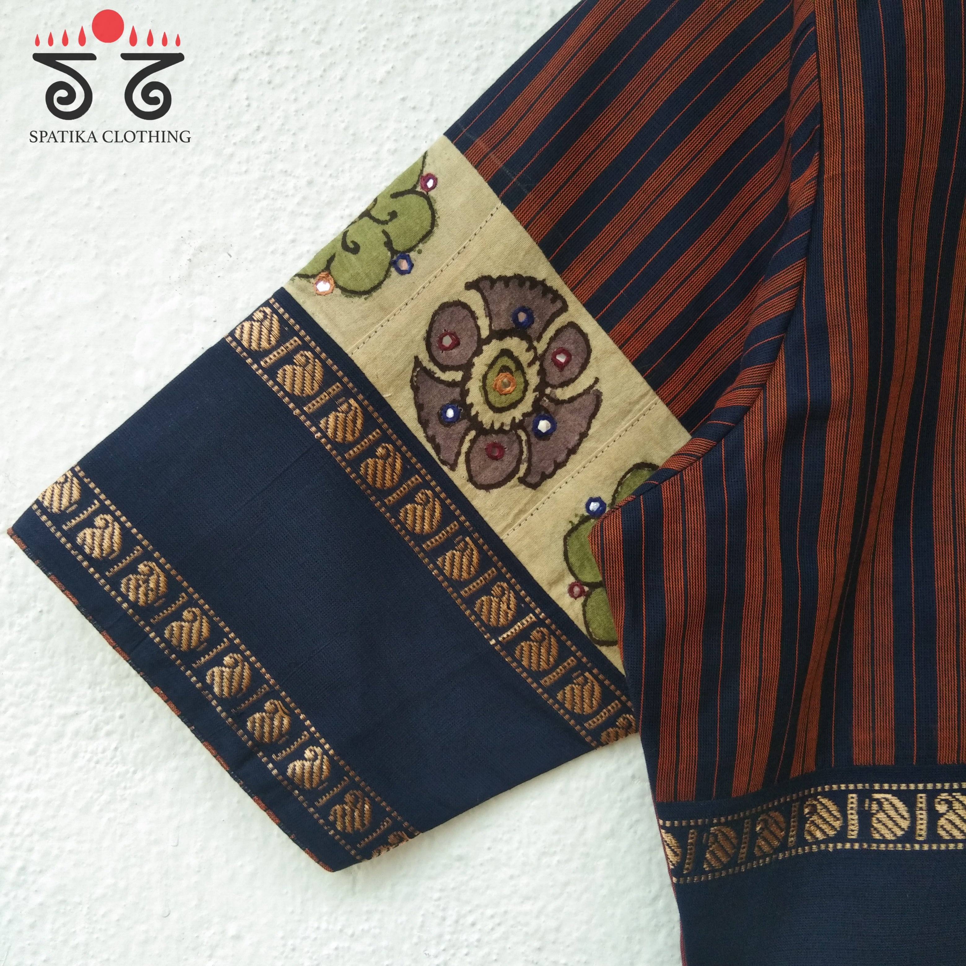 Chettinad Cotton - Pen Kalamkari Blouse