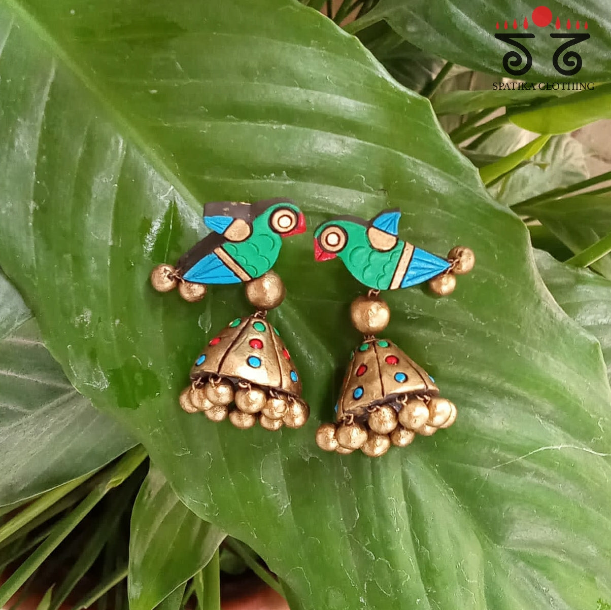 The Kili Jhumka - Terracotta