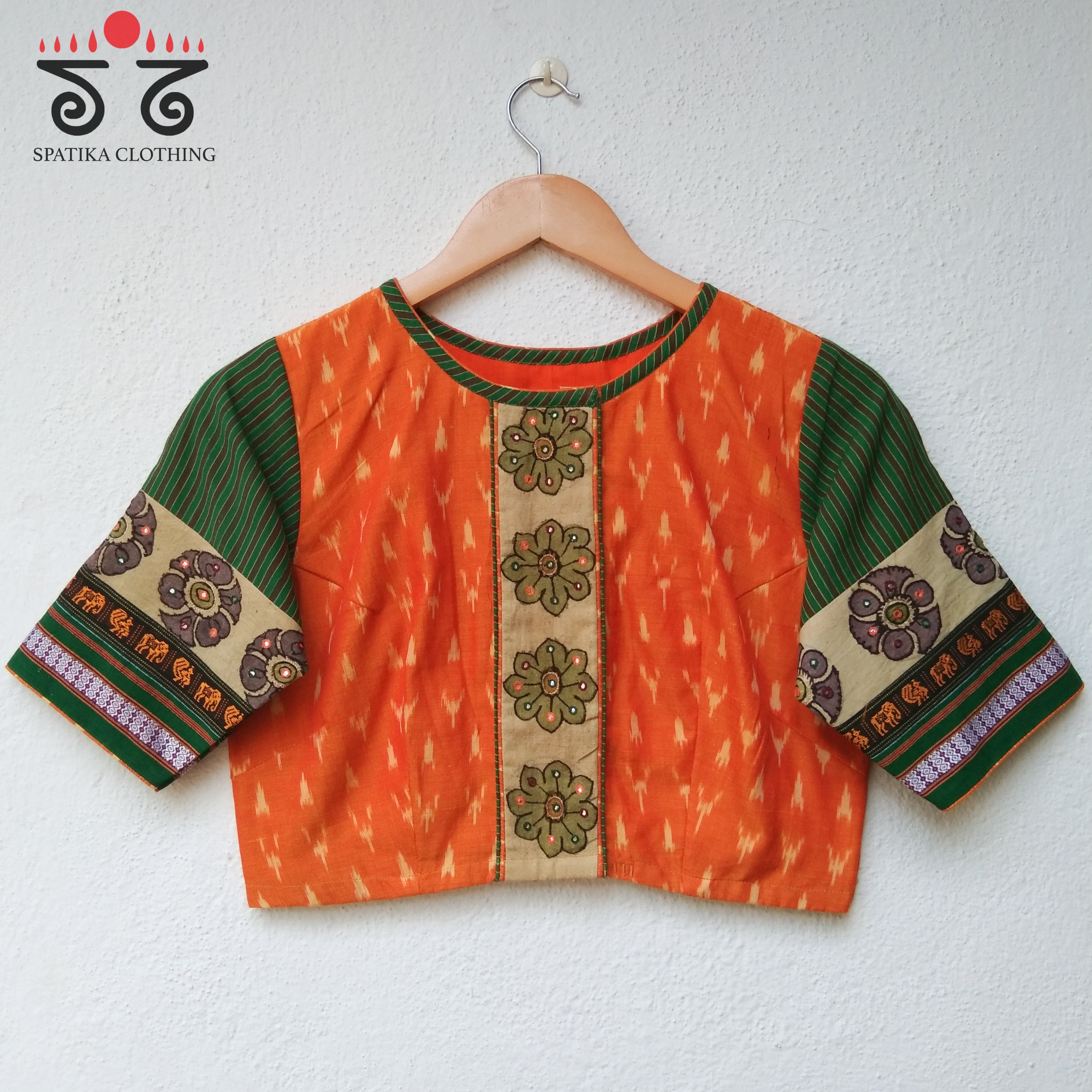 The Ikat - Pen Kalamkari Blouse