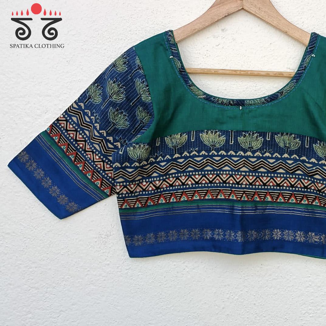 Hand Block Printed Blouses Spatika Clothing