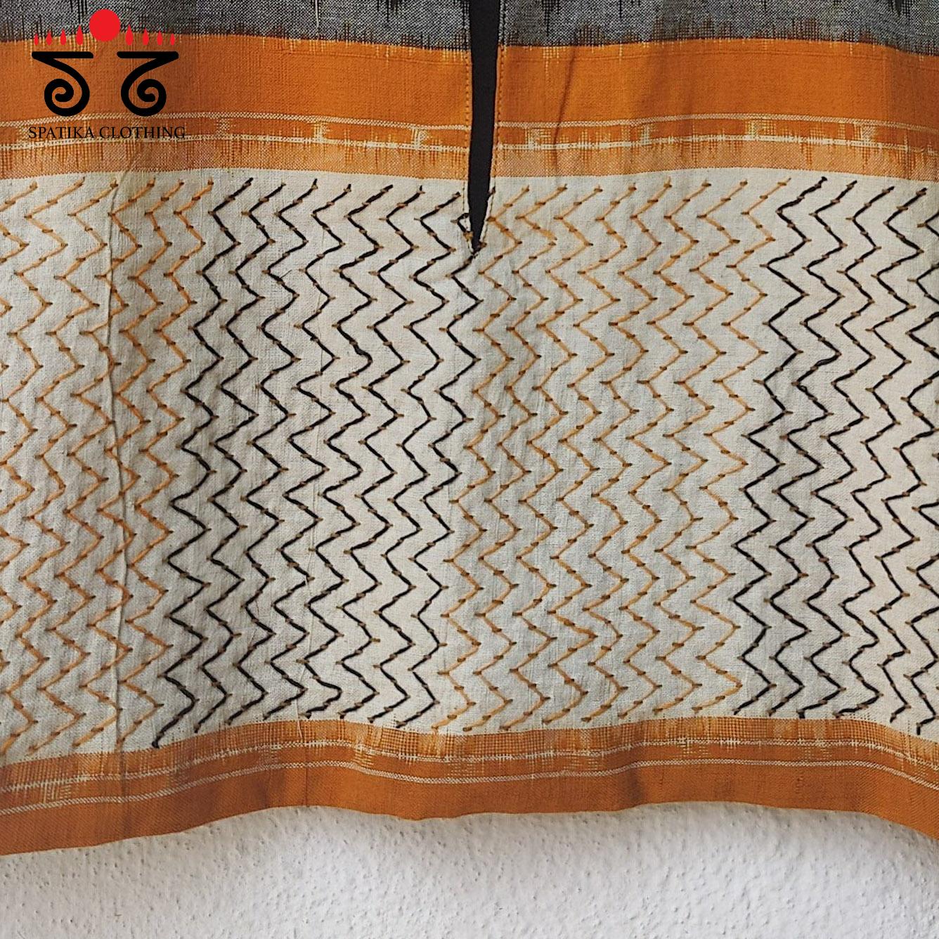 Lambani on Ikat sleeveless Blouse