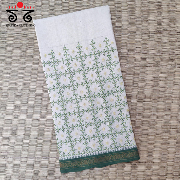 Banjara Handembroidery on Ponduru Blouse Fabric