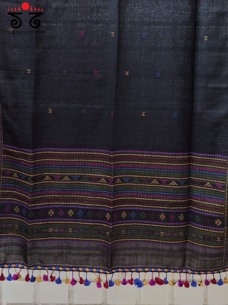 Bhujodi Silk Woolen Shawl