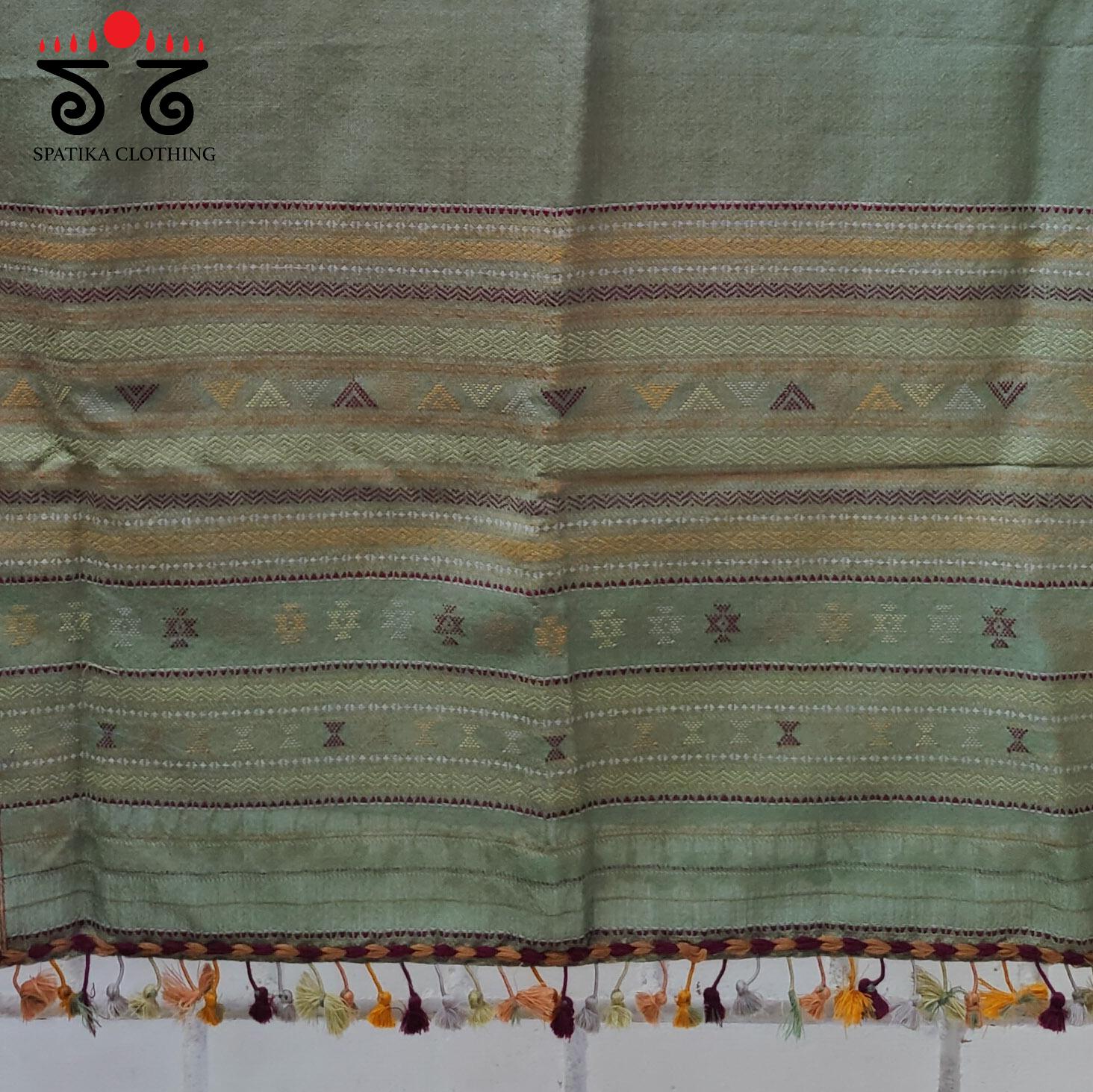 Bhujodi Silk Woolen Shawl