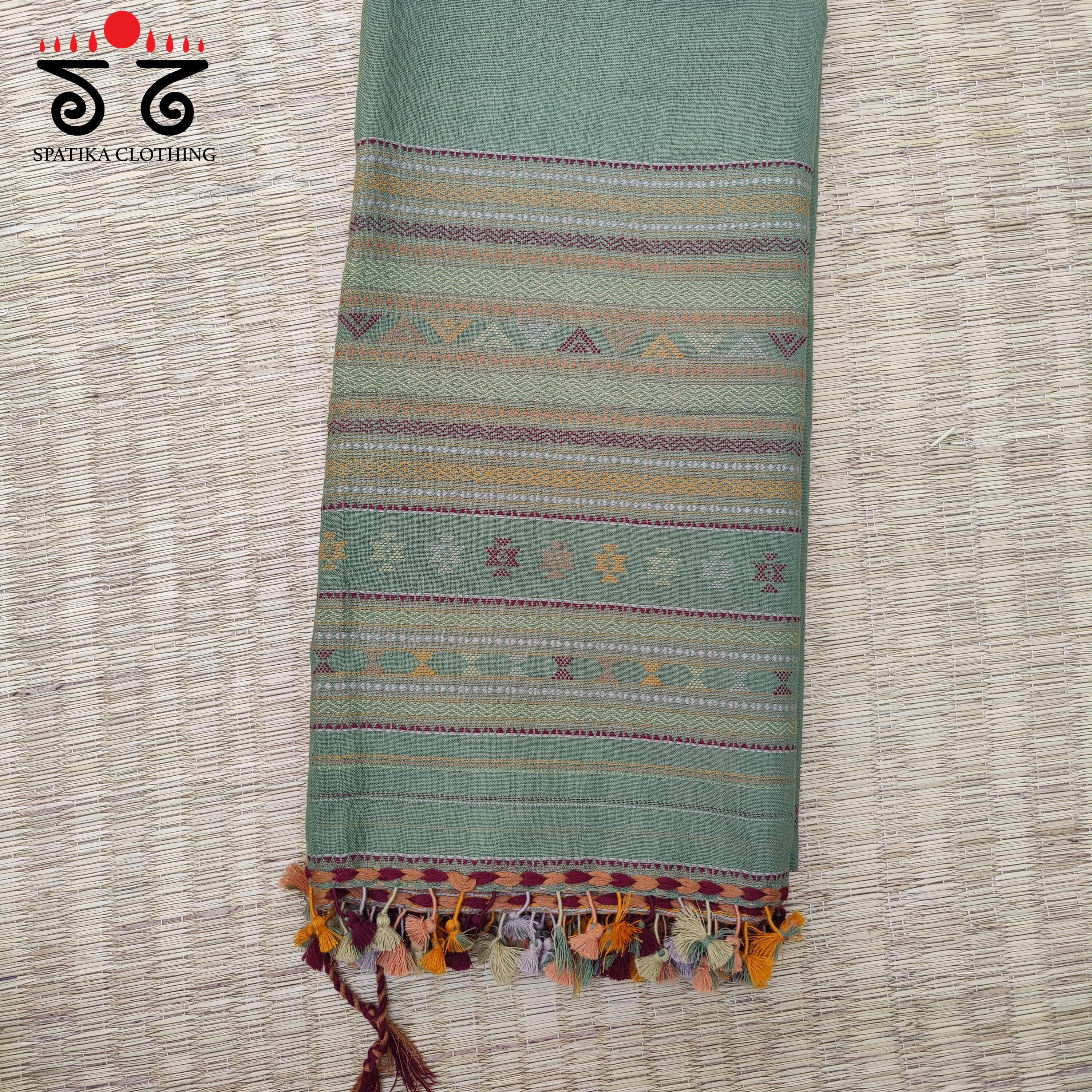 Bhujodi Silk Woolen Shawl