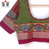 Kalamkari - Pitta Hand Embroidered Blouse