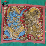 Ganesha Pen Kalamkari Handwoven Crop Top