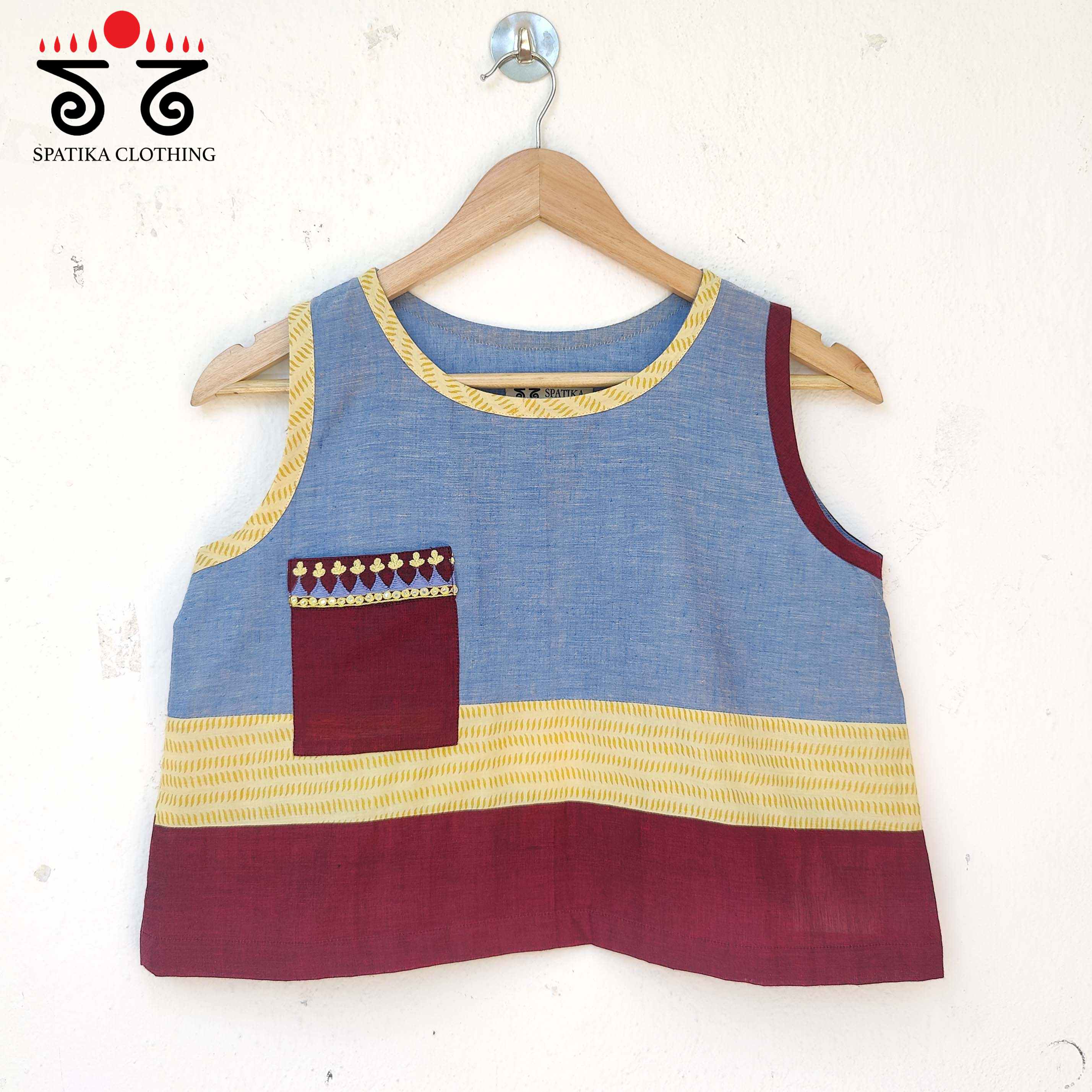 Patch Pocket Crop Top
