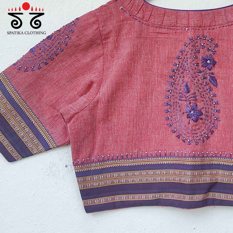 Chikan Hand - Embroidered Blouse
