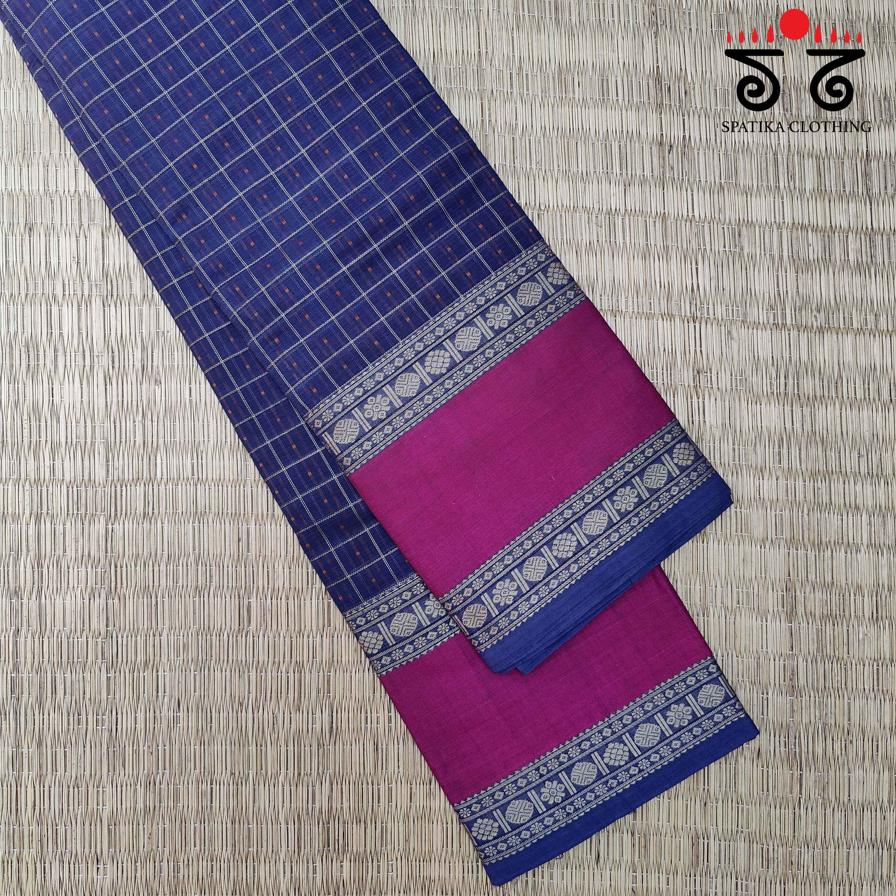 Kanchi Cotton Laksha Deepam - Handwoven Cotton Saree