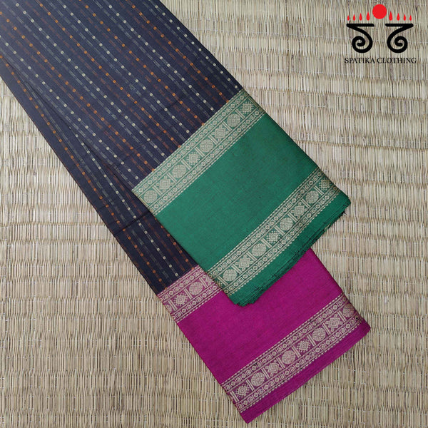 Kanchi Cotton - Handwoven Saree