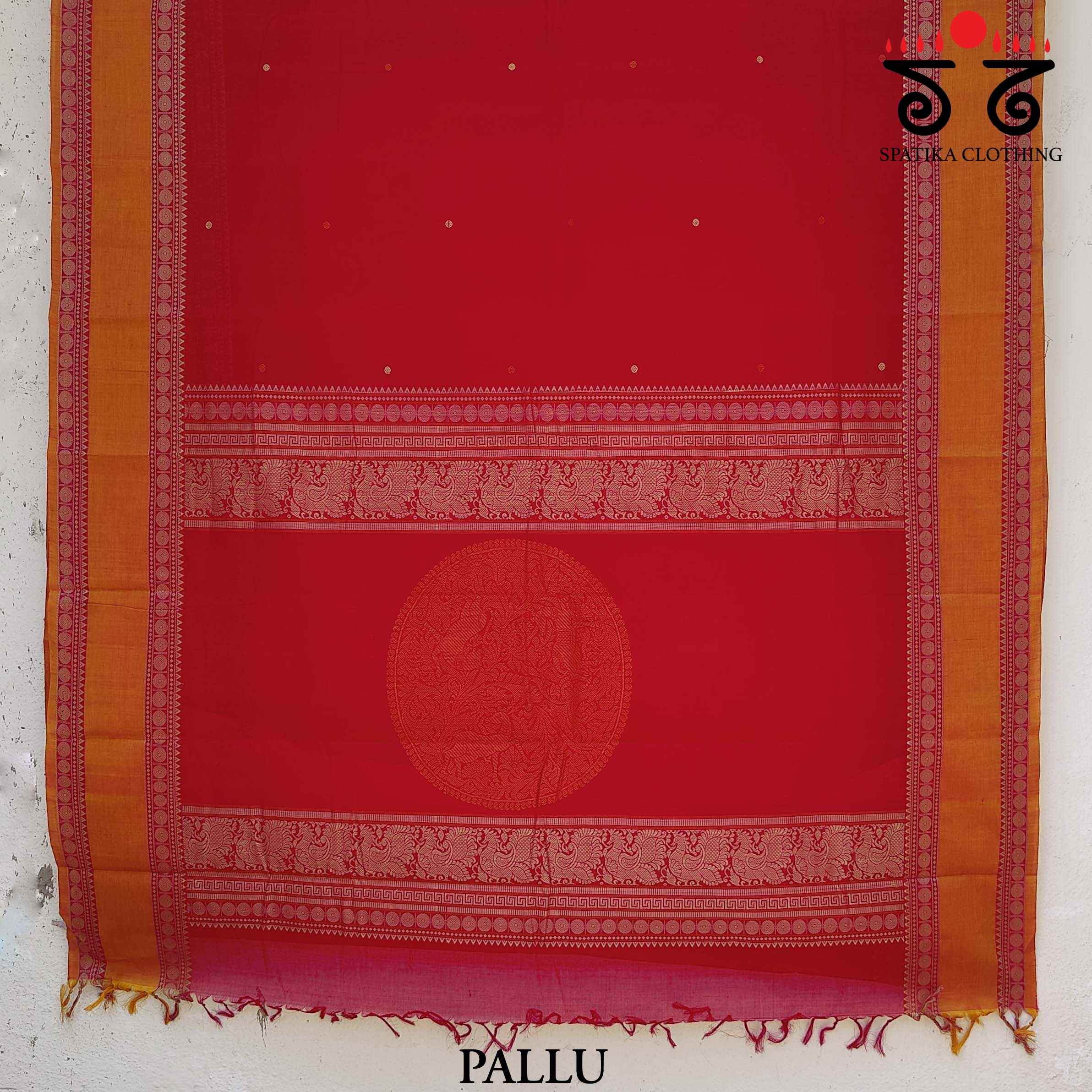 Korvai Kanchi Cotton - Handwoven Saree
