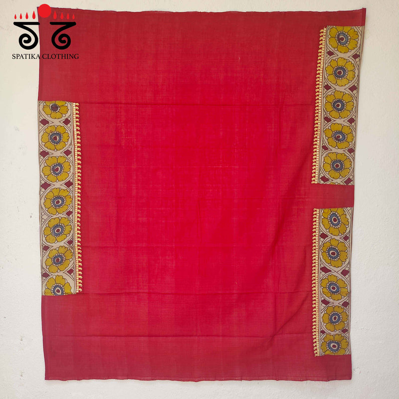 Kalamkari Hand Embroidered Blouse Fabric