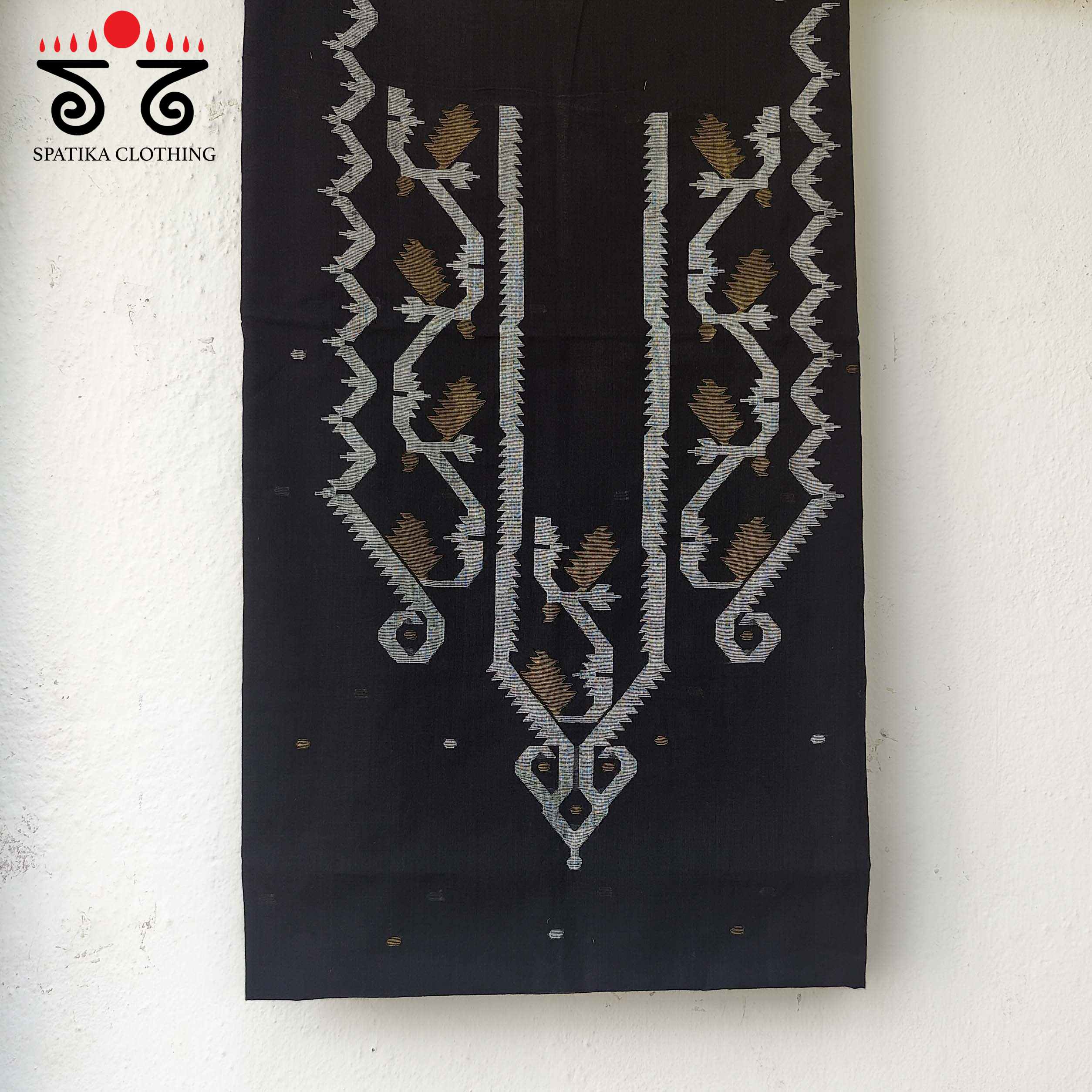 Jamdhani on Bengal Cotton Kurta Fabric - Set of Two