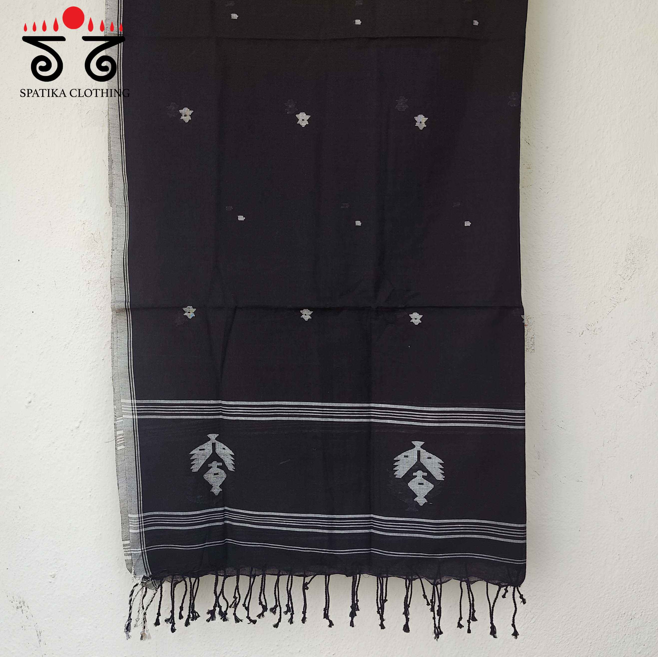 Jamdhani on Bengal Cotton Kurta Fabric - Set of Two