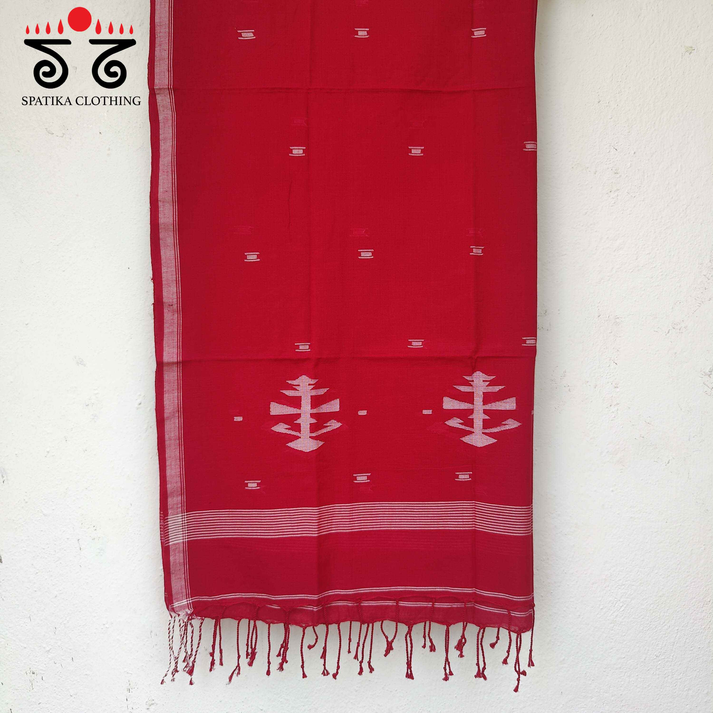 Jamdhani on Bengal Cotton Kurta Fabric - Set of Two