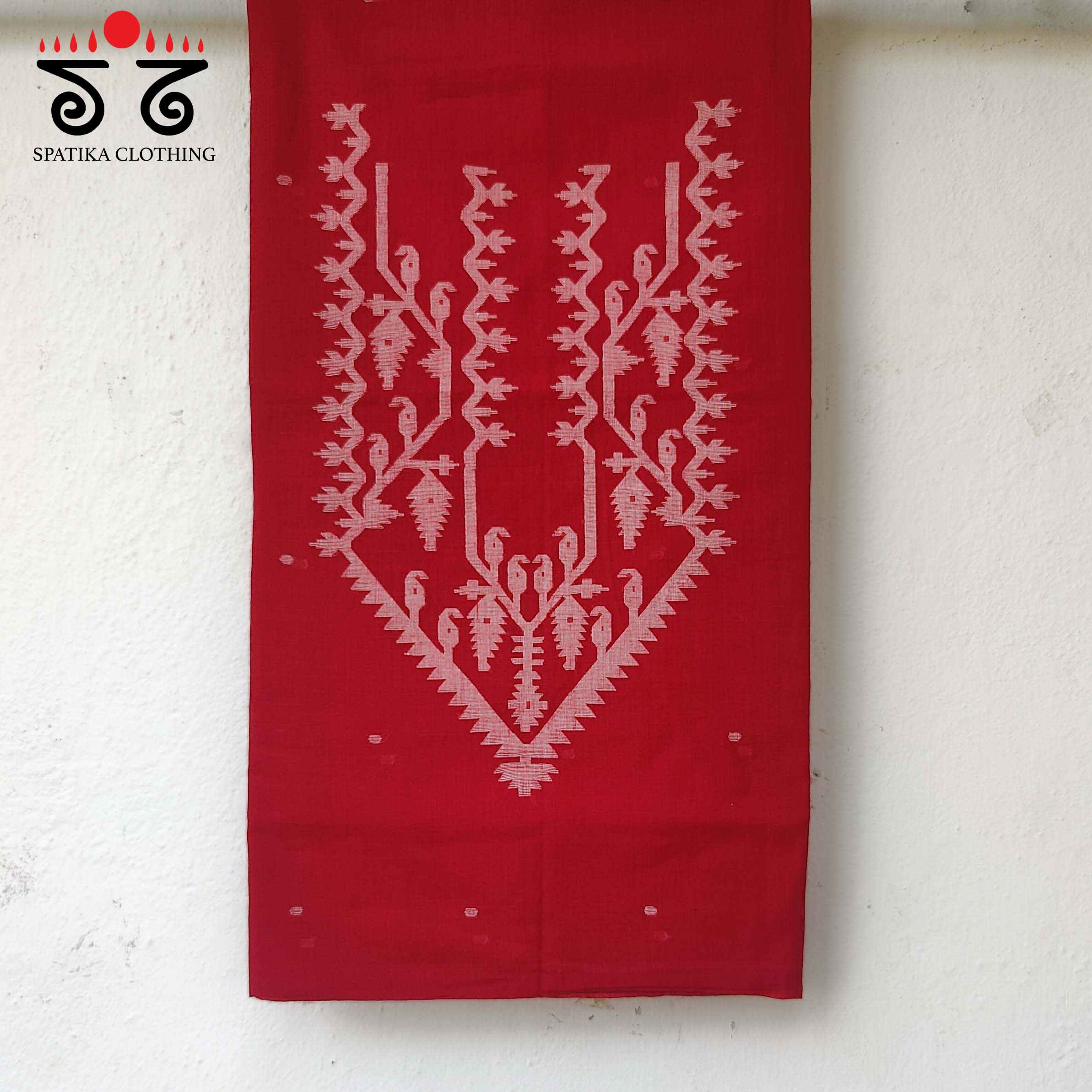 Jamdhani on Bengal Cotton Kurta Fabric - Set of Two