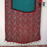 Ajrak - Bandhani on Modal Silk Saree