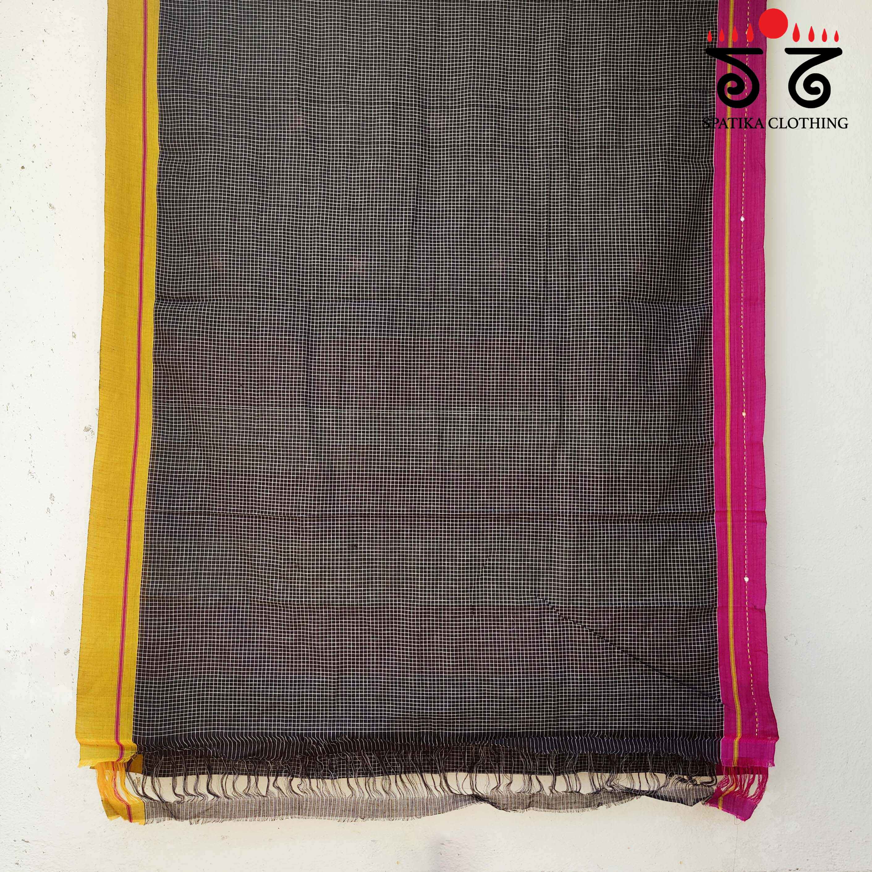 Handembroidered Patteda Anchu Saree