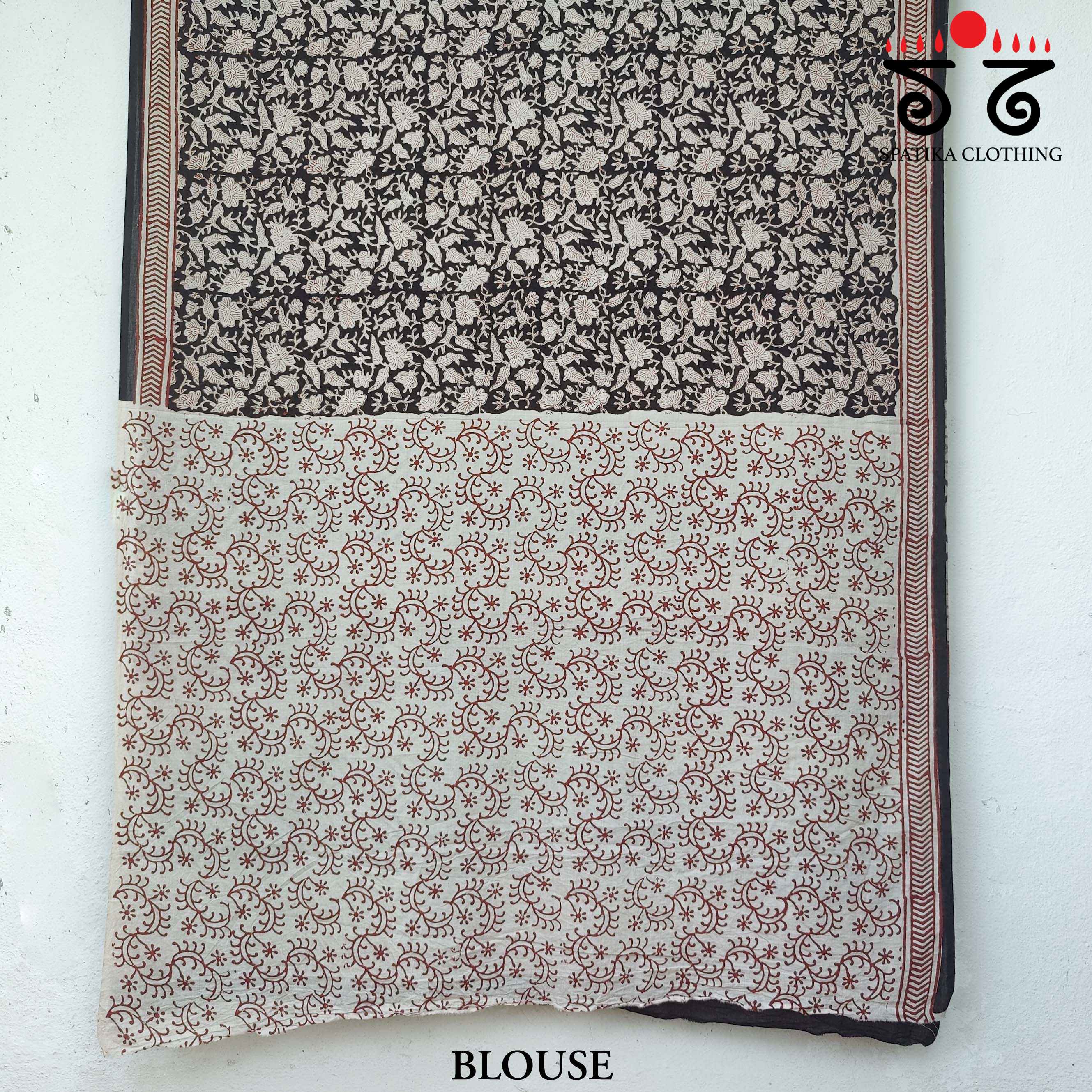 Handblock Printed Cotton Saree