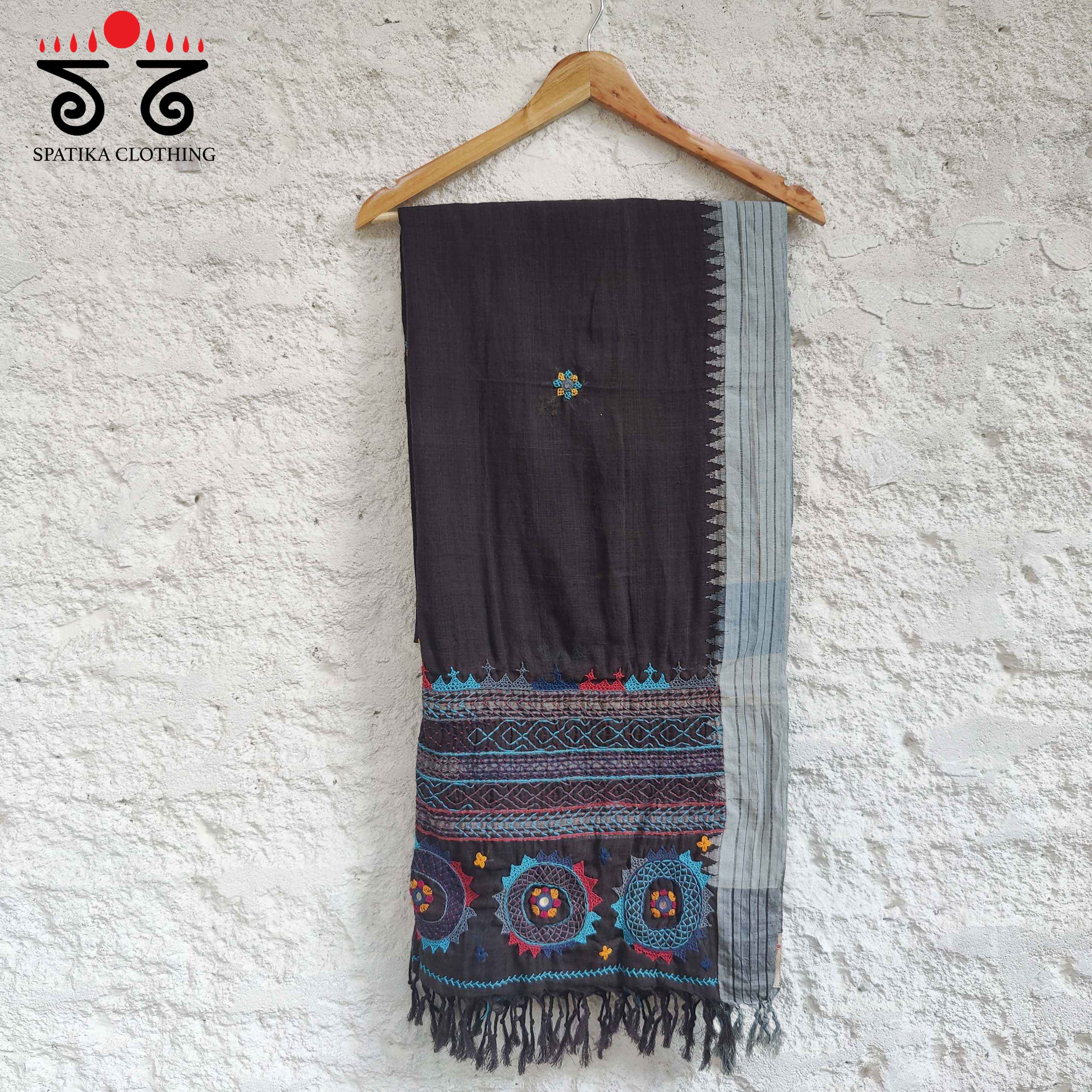 Lambani on Ponduru Hand Embroidered Dupatta