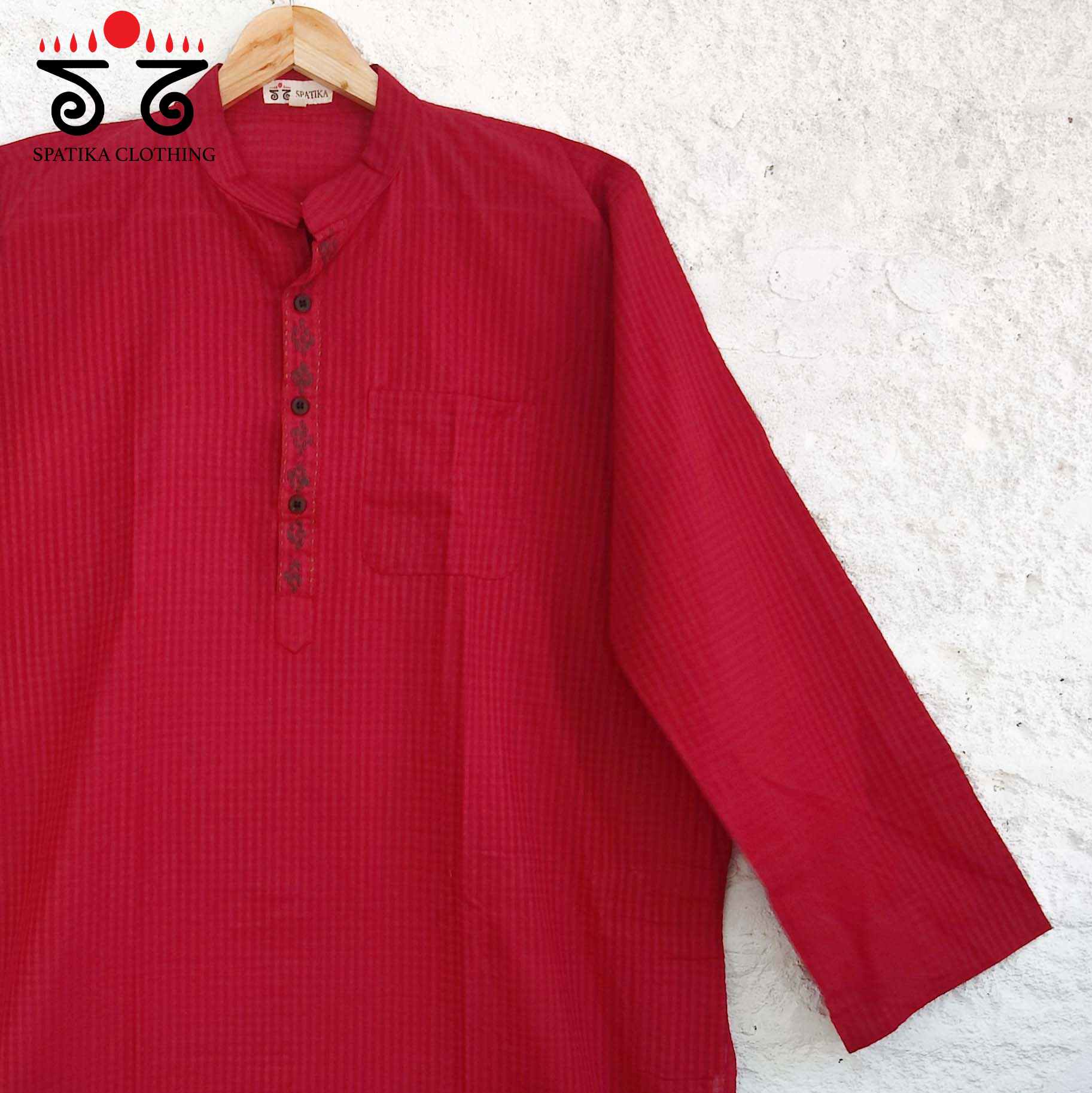 Men's Handwoven Cotton Kurta
