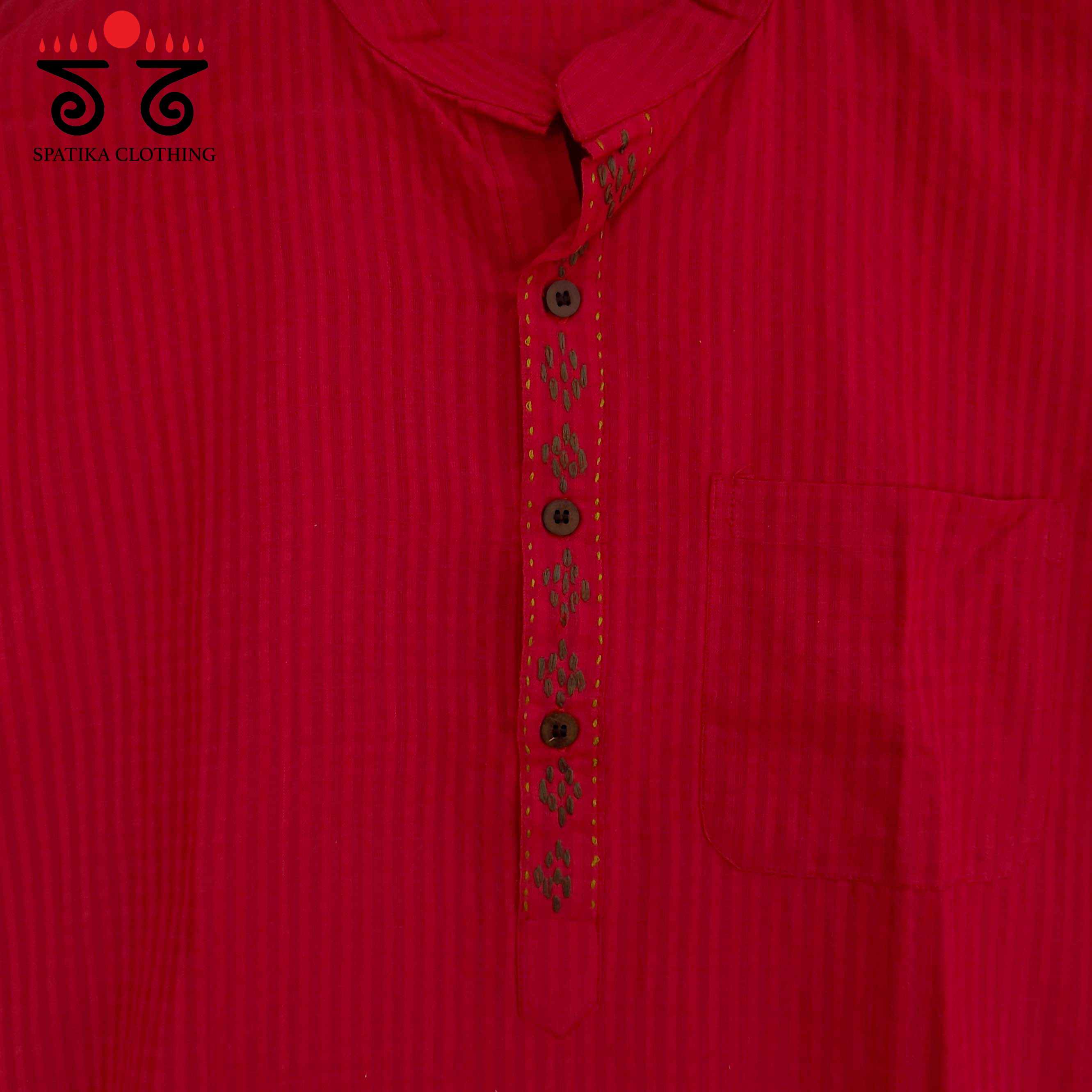 Men's Handwoven Cotton Kurta