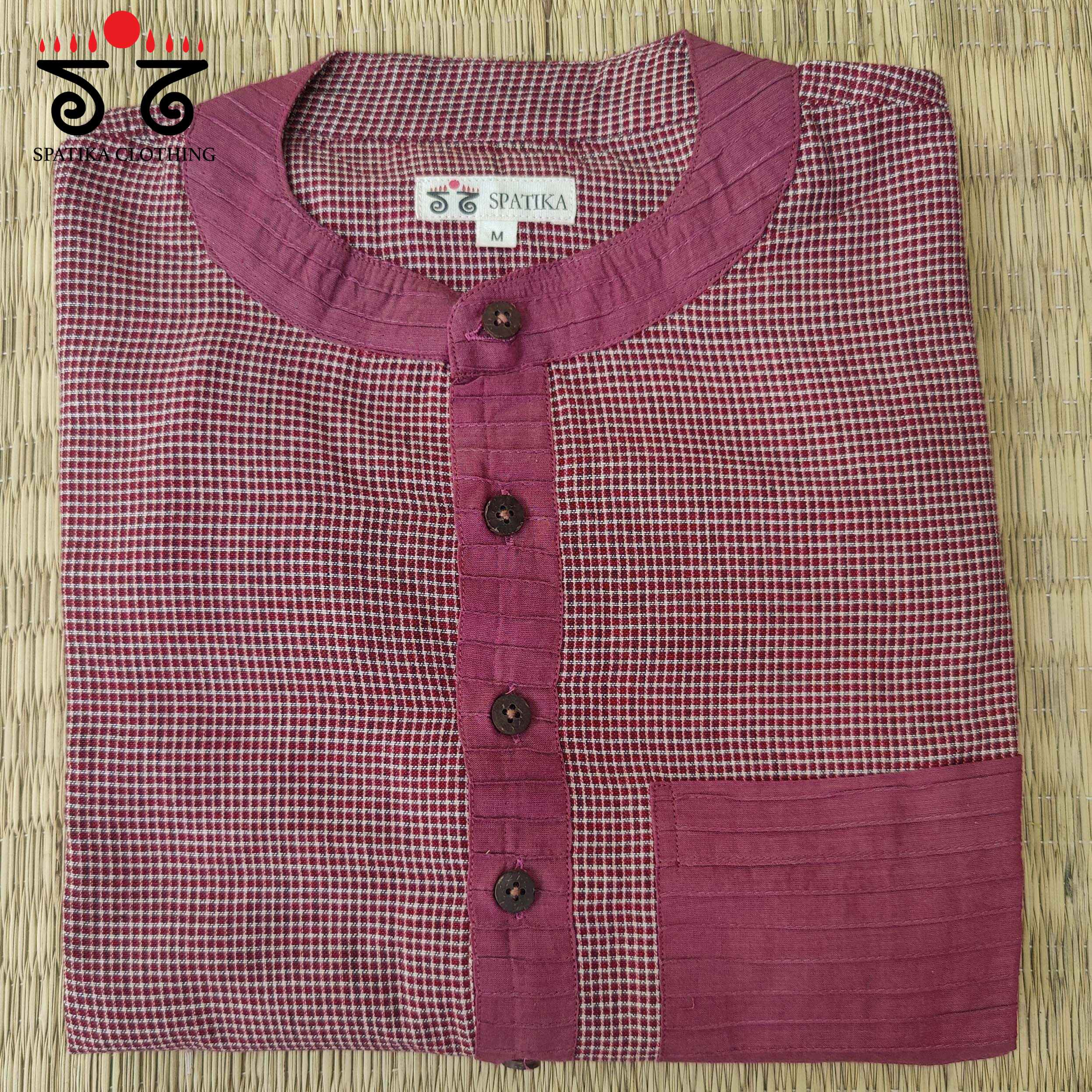Men's Handwoven Cotton Kurta