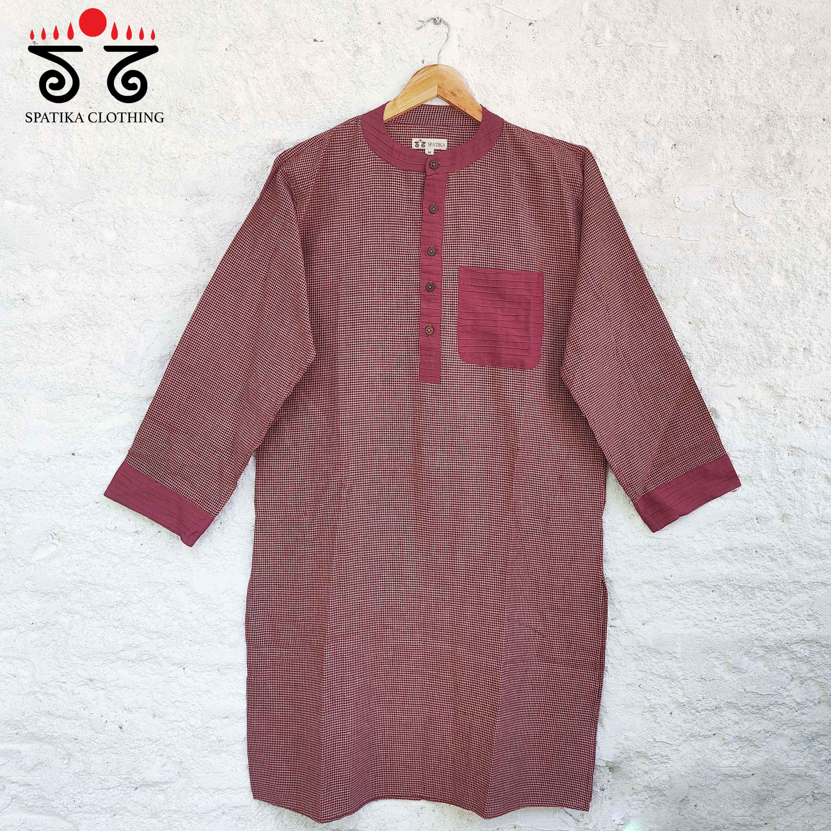 Men's Handwoven Cotton Kurta