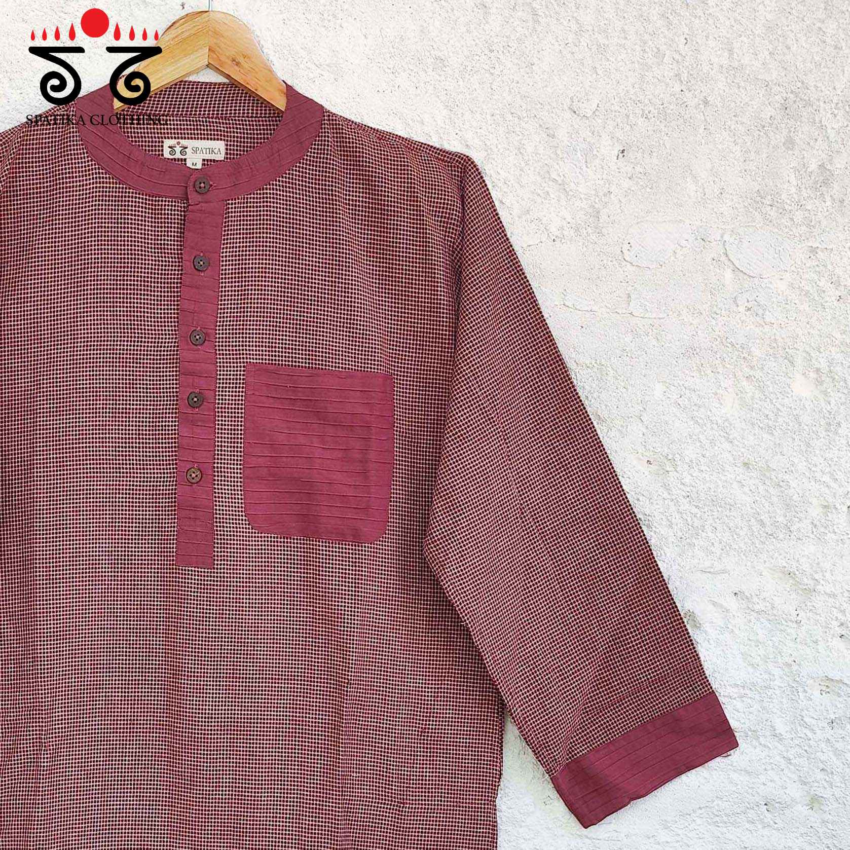 Men's Handwoven Cotton Kurta