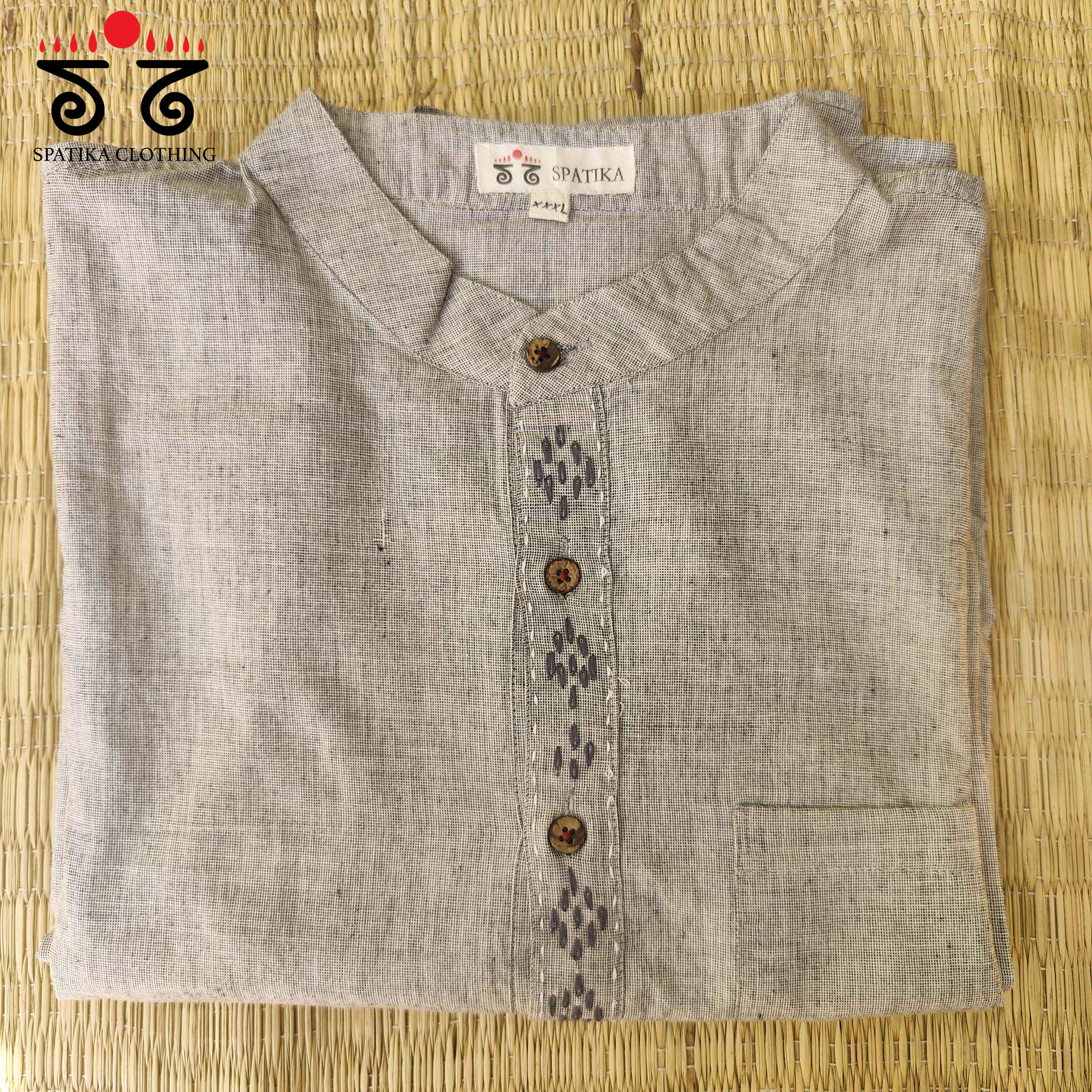 Men's Handwoven Cotton Kurta