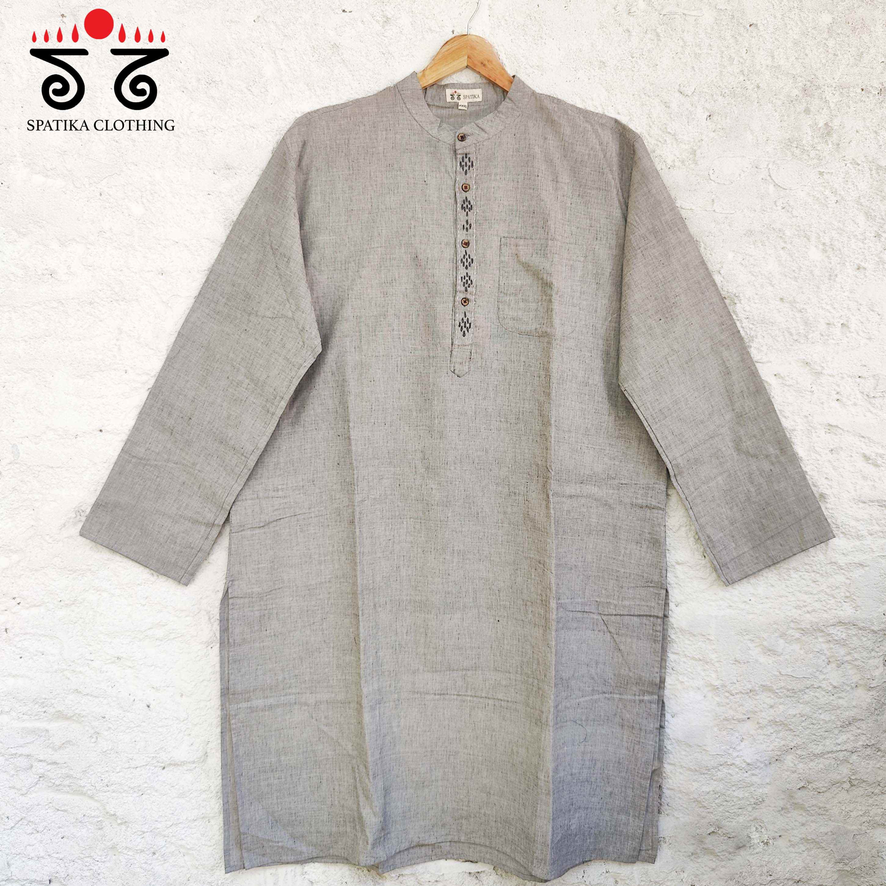 Men's Handwoven Cotton Kurta