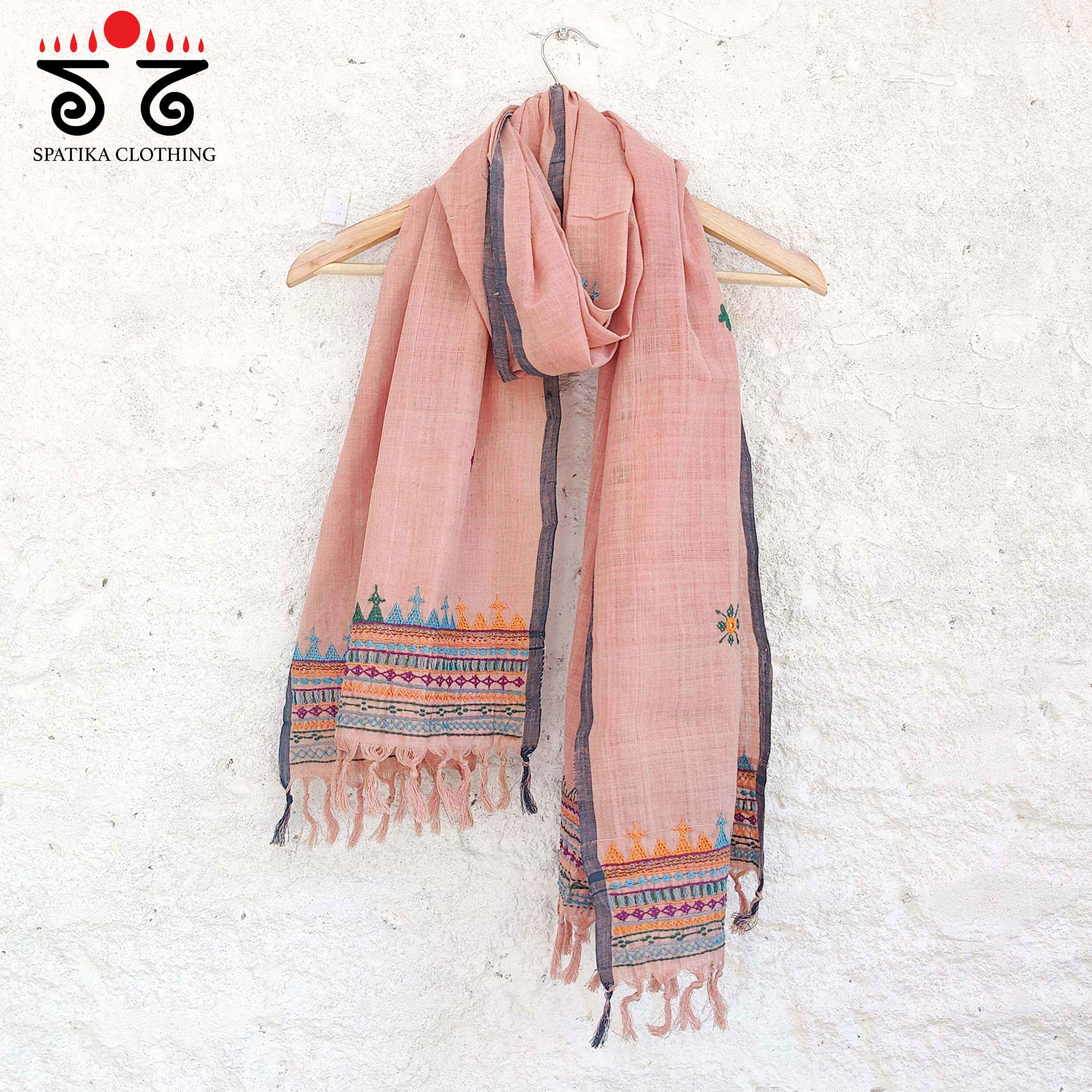 Lambani on Ponduru Hand Embroidered Stole