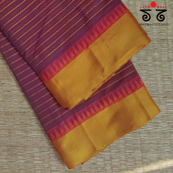 Kanchi Cotton - Handwoven Saree