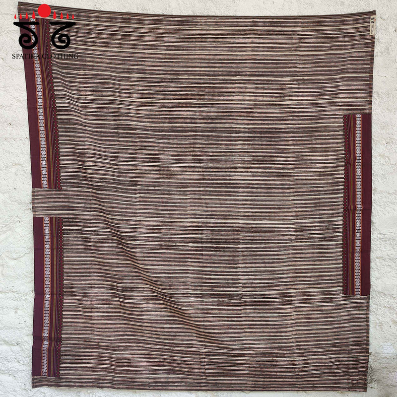 Striped Ajrakh - Khun Blouse Fabric