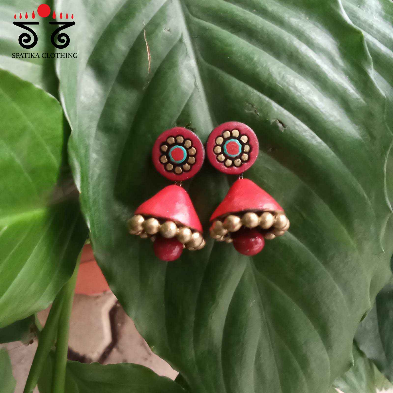 Red and Gold Set - Terracotta