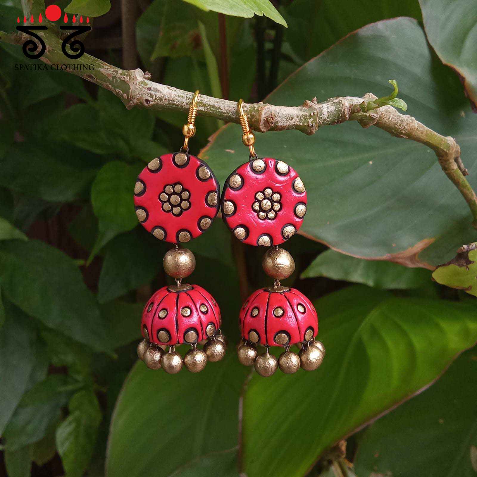 Terracotta Jhumkas