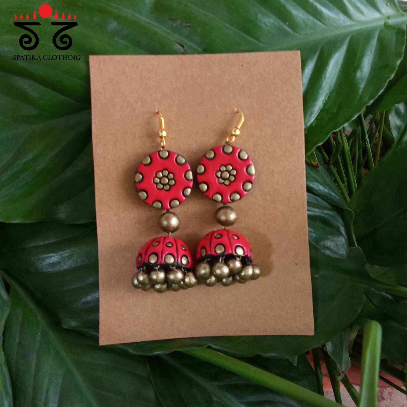 Terracotta Jhumkas