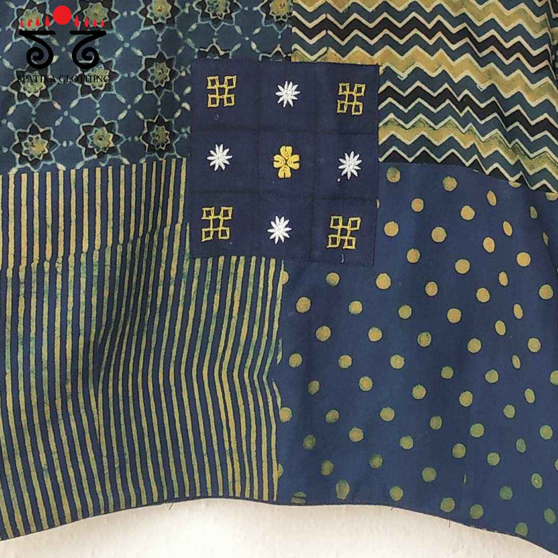 The Ajrakh Collage Blouse