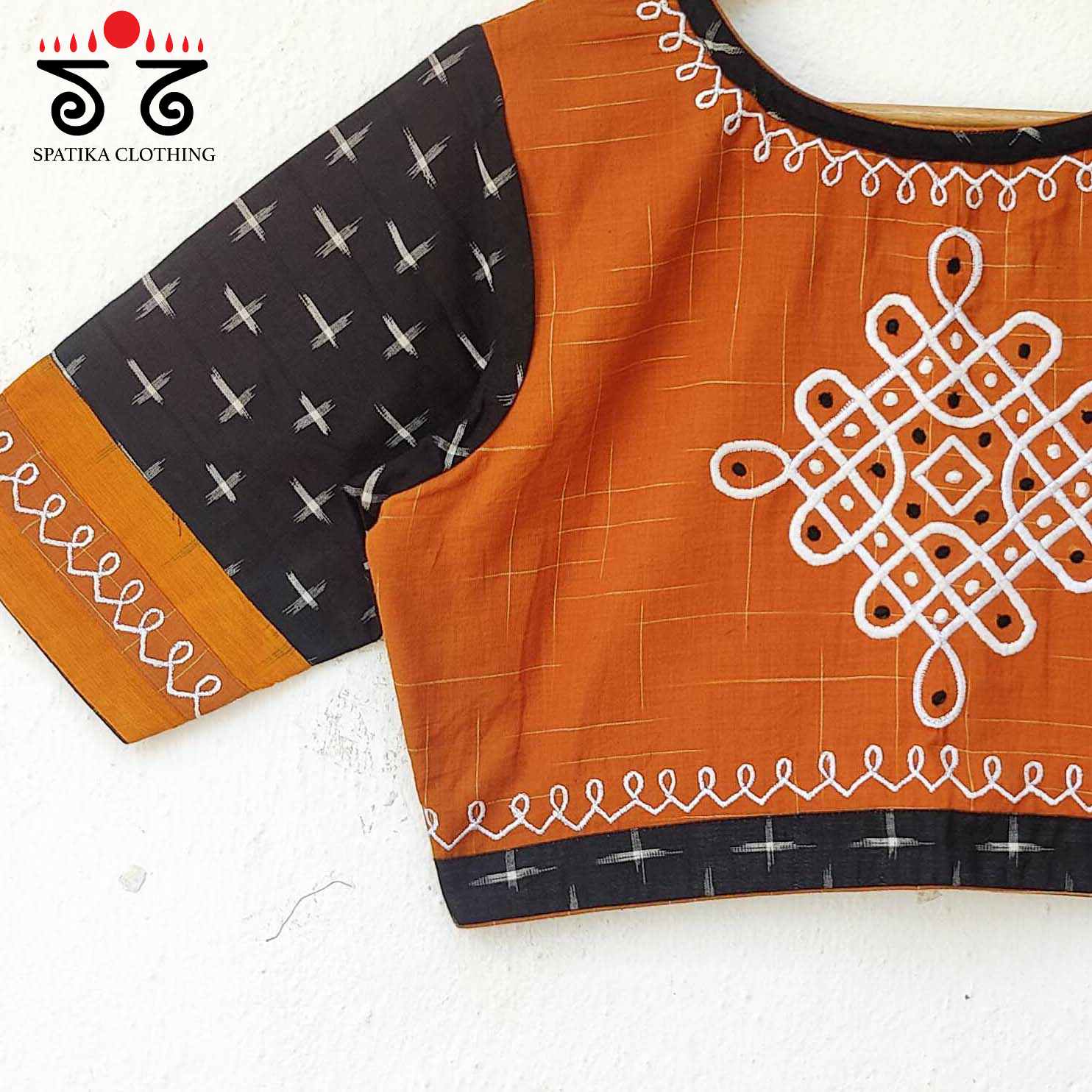 The Ikat - Kolam Blouse