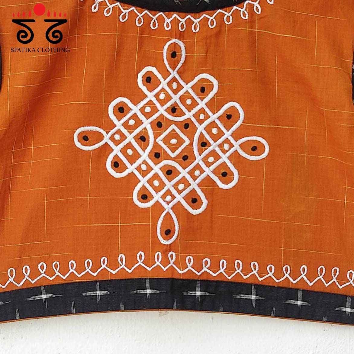 The Ikat - Kolam Blouse