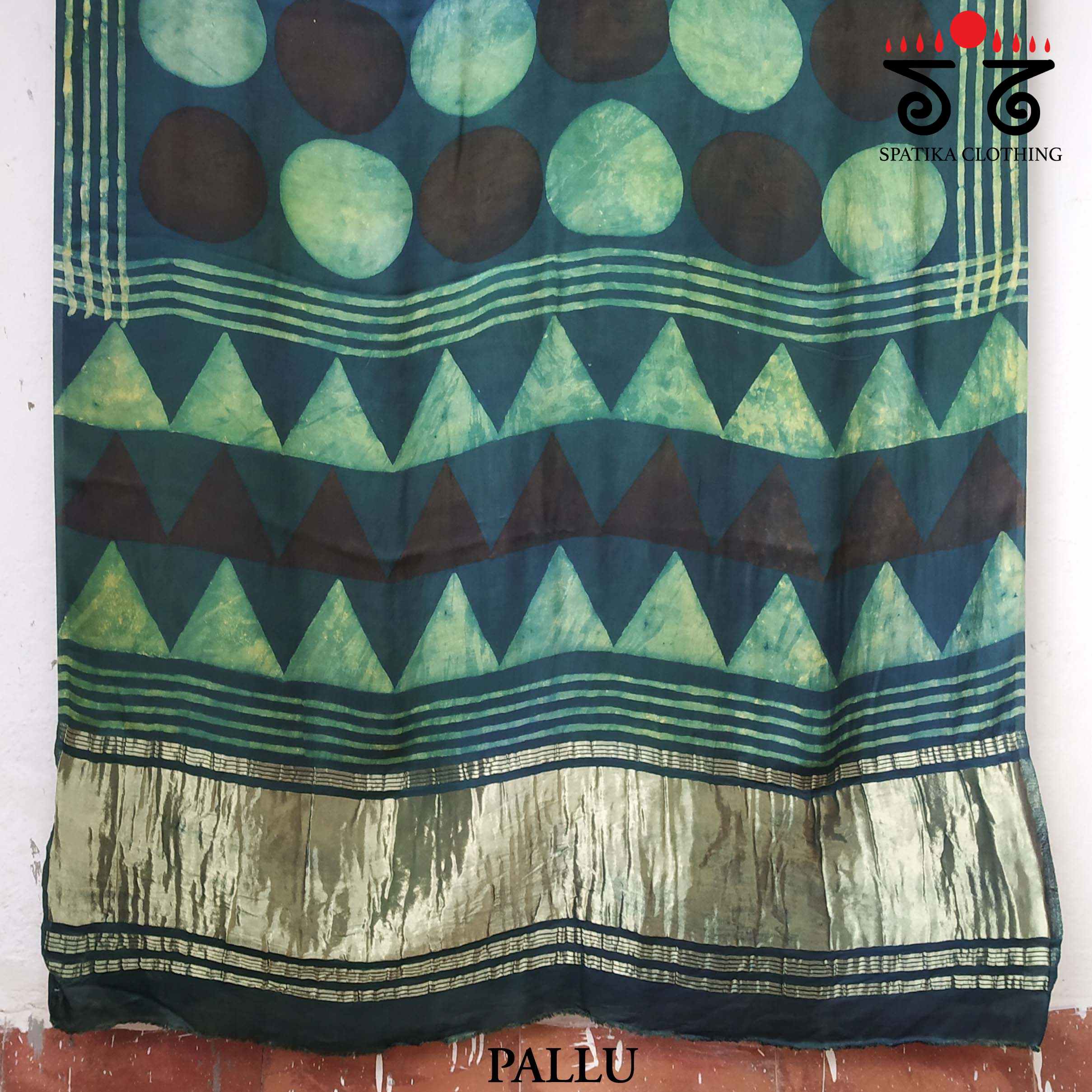 Hand Block Printed Modal Silk Saree