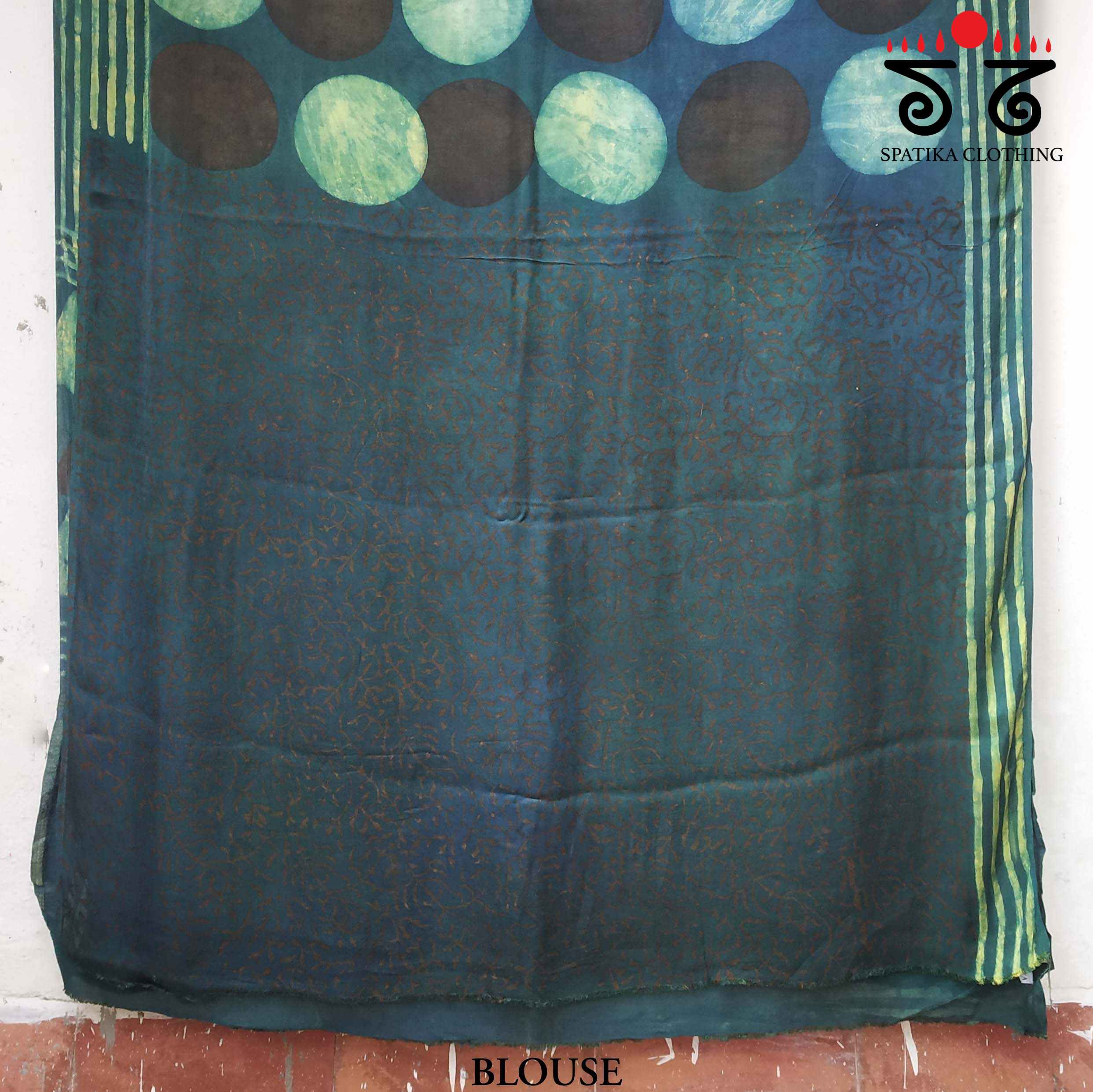 Hand Block Printed Modal Silk Saree