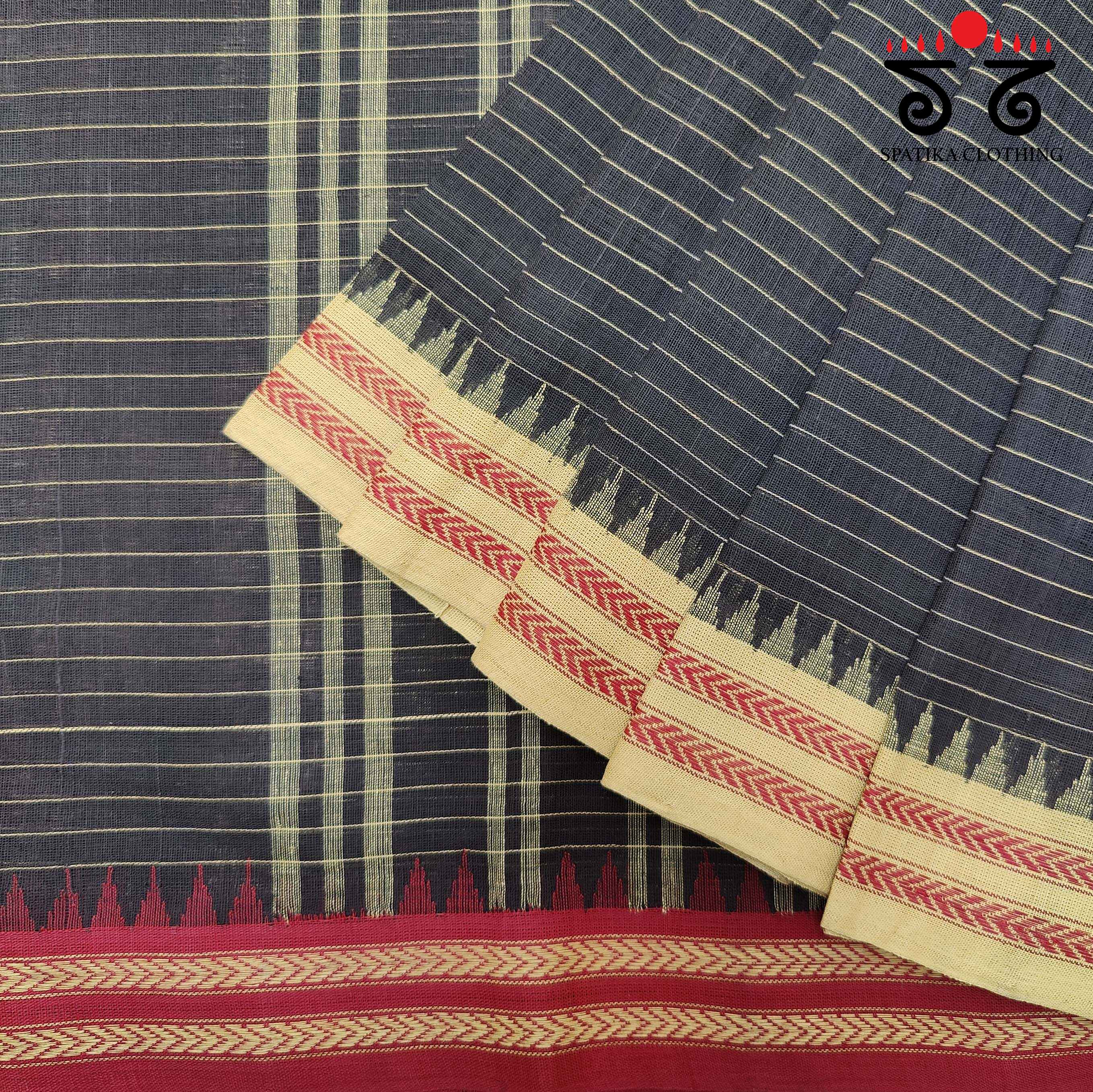 Ponduru Handspun Cotton Saree - With Special Blouse
