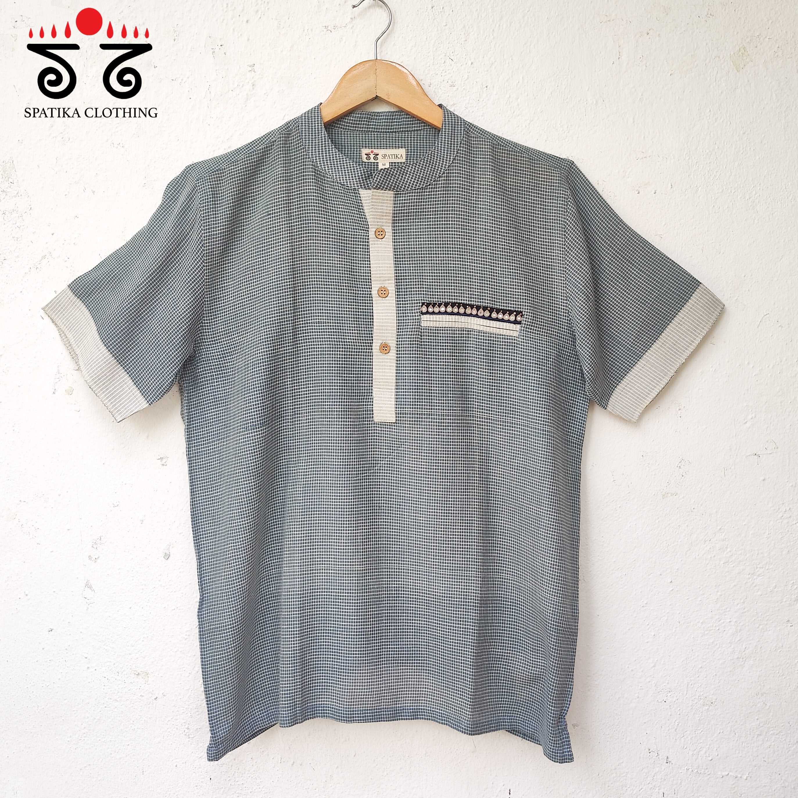Men's Handwoven Ilkal Shirt
