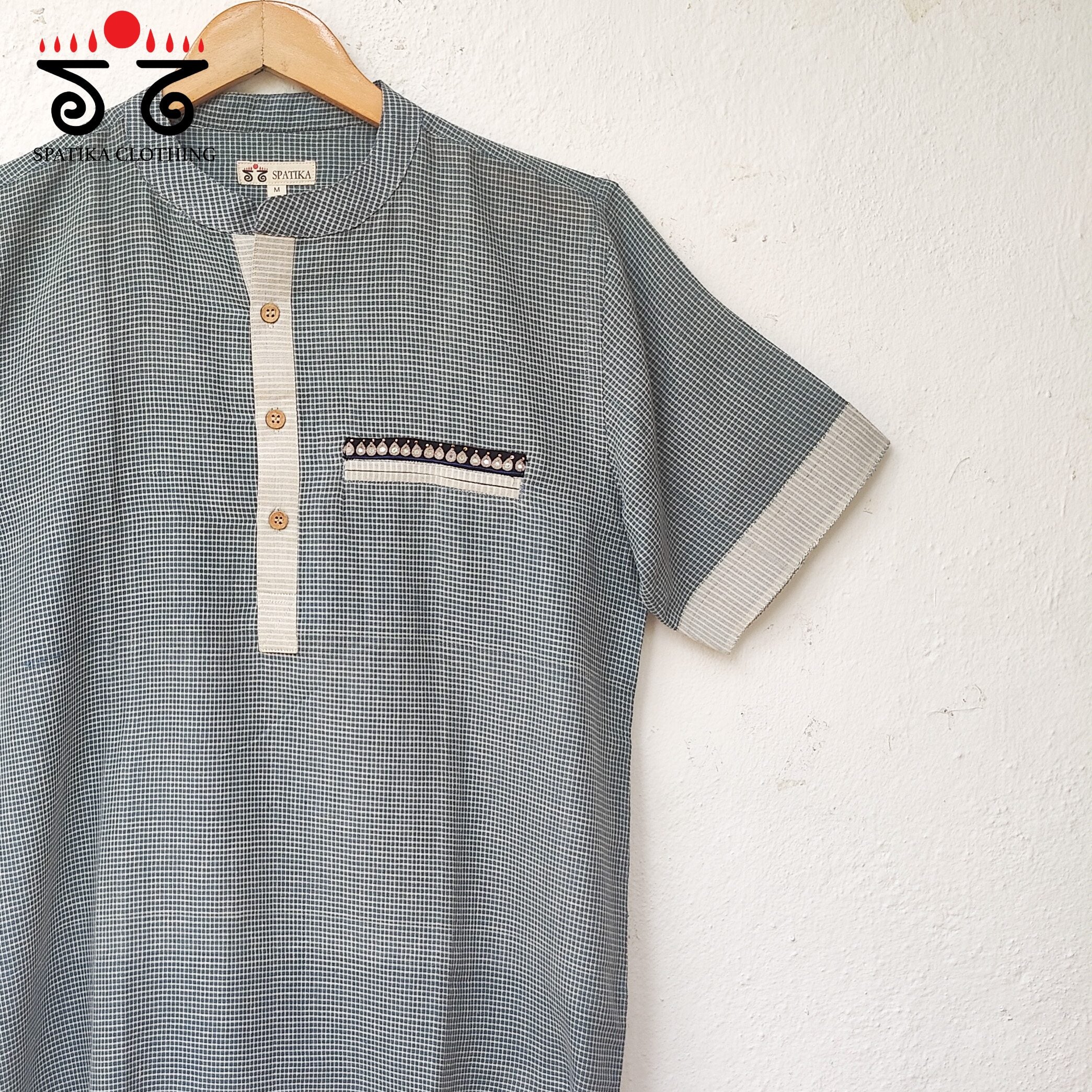 Men's Handwoven Ilkal Shirt