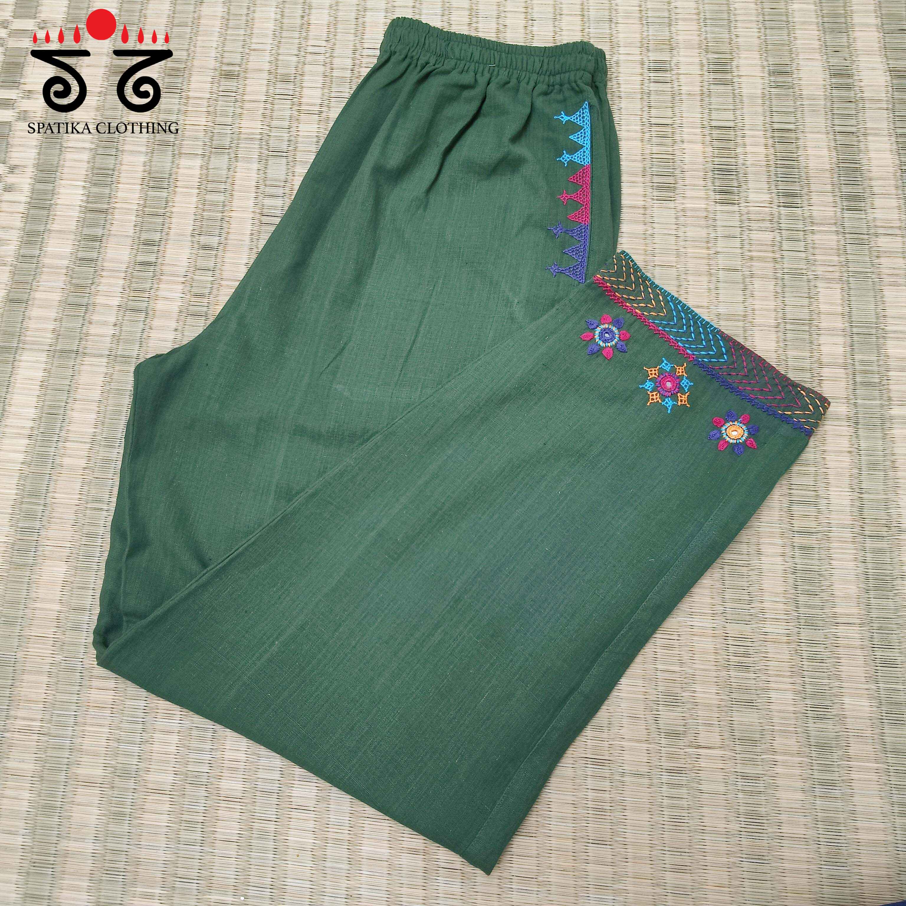 Lambani Hand Embroidered Women's Pant