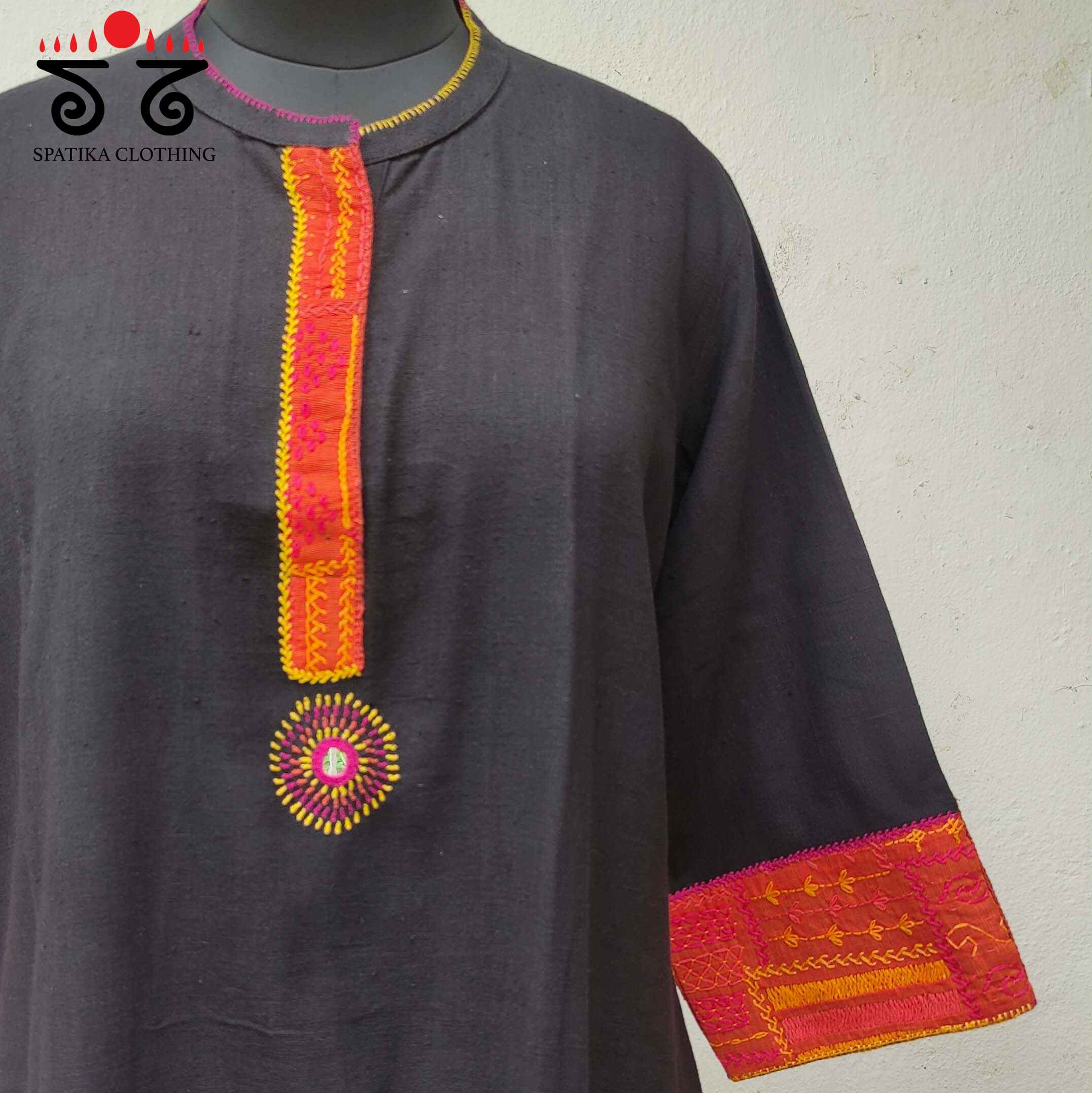 Lambani Hand Embroidered Kurta