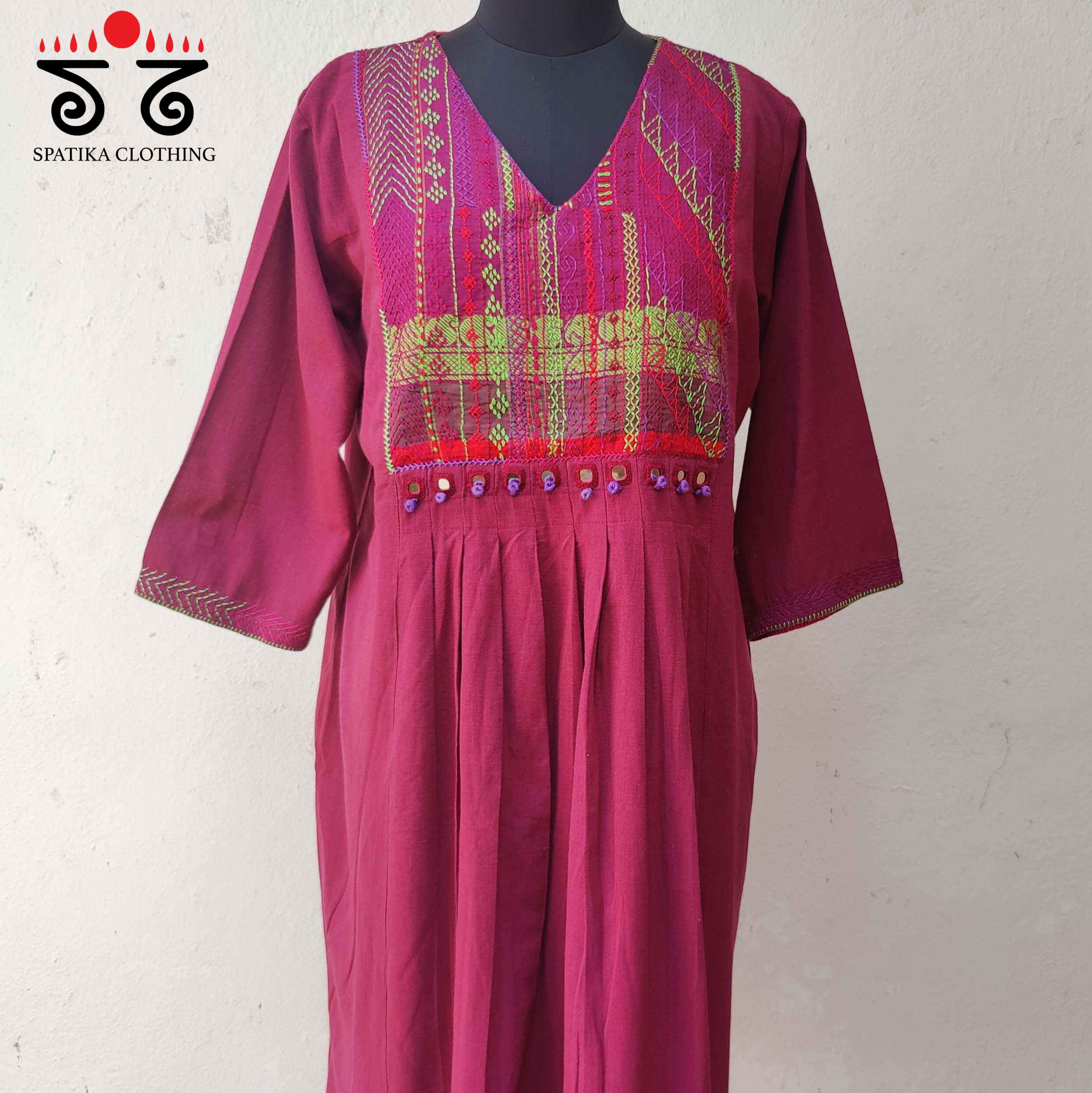 Lambani Hand Embroidered Kurta