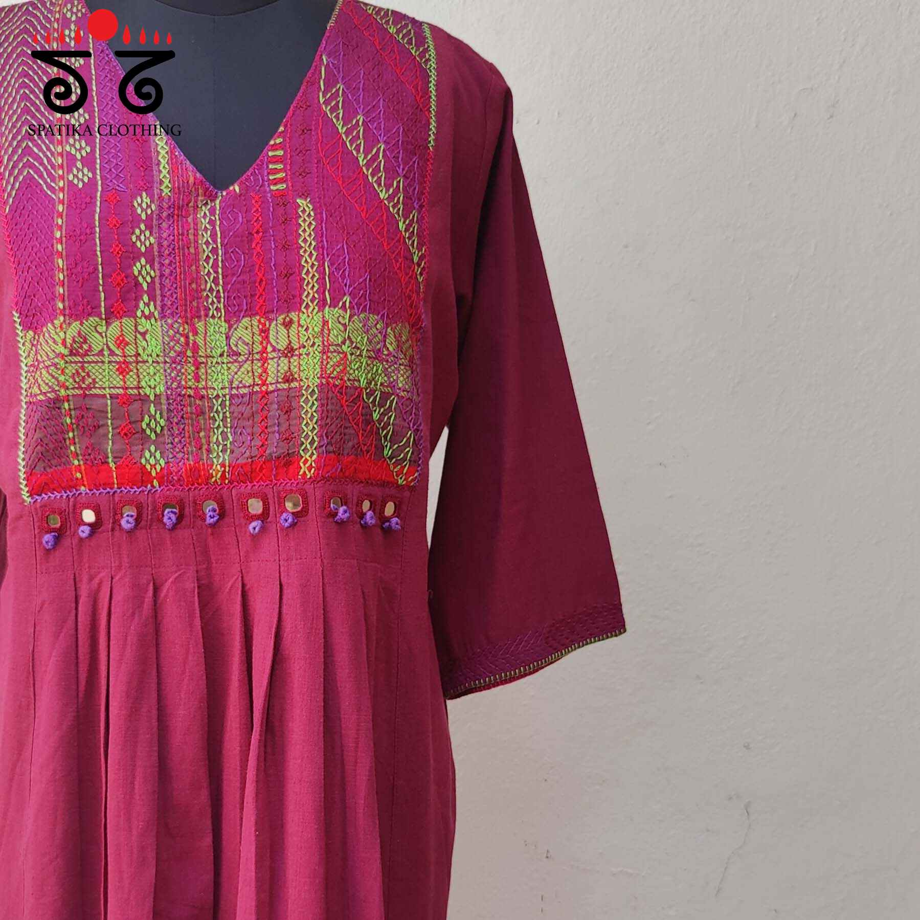 Lambani Hand Embroidered Kurta